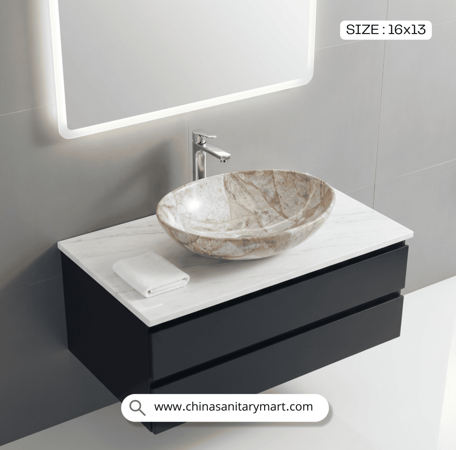 Boat Shape Basin, 0818, Sand Pattern Basin, 16x13 Top Basin, Modern Bathroom , Luxury Sanitaryware, China Sanitary Mart, বাথরুমের বেসিন, স্যান্ড ফিনিশ বেসিন, মিরপুর স্যানিটারি শপ, ইউনিক বেসিন ডিজাইন।