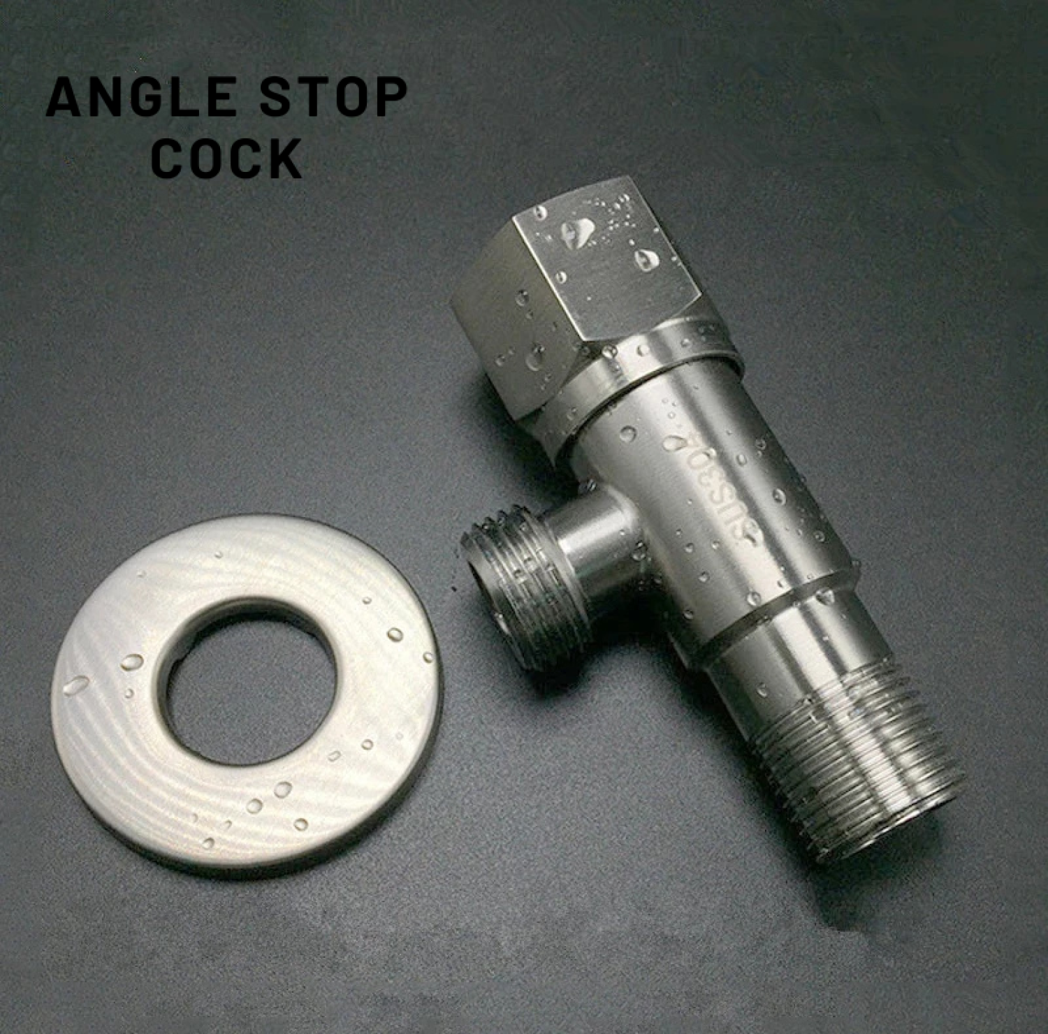 Premium SUS304 Stainless Steel Angle Stop Cock Valve