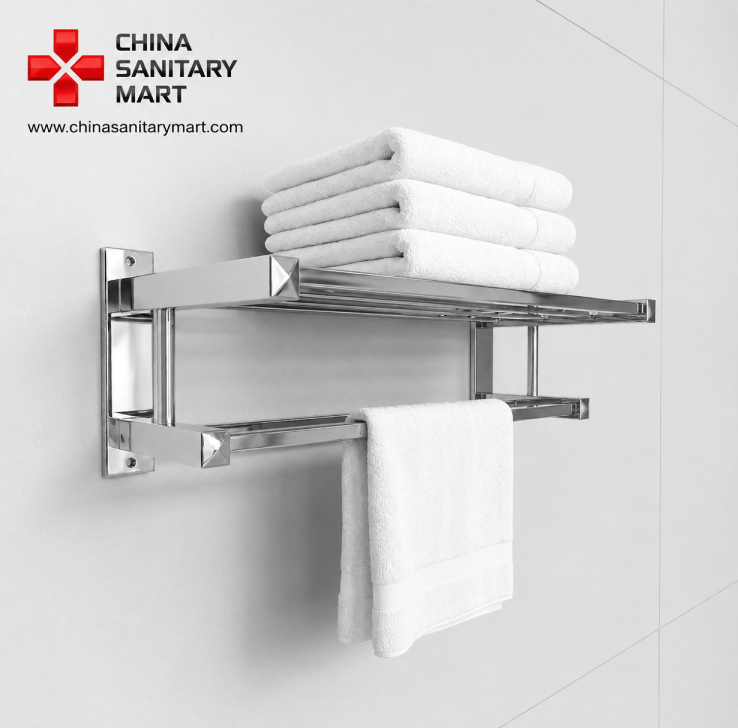 towel rack, towelrack, rack, Chrome Towel Rack,