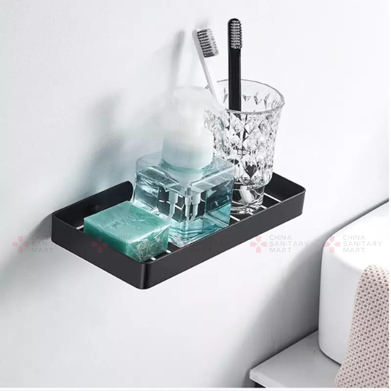 SC1004 SS Black Double Soap Case