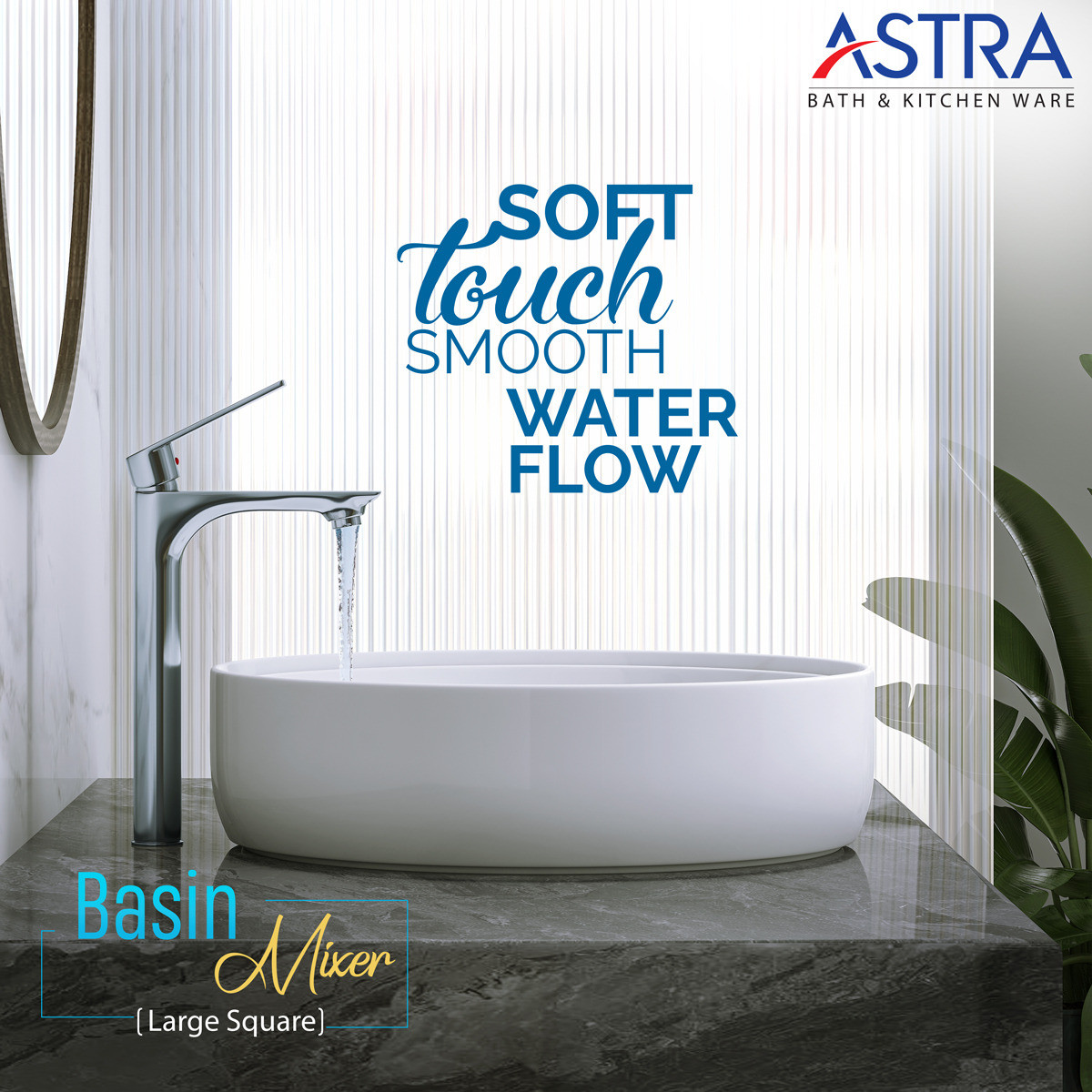 ASTRA Basin Mixer 12 inch- Linus