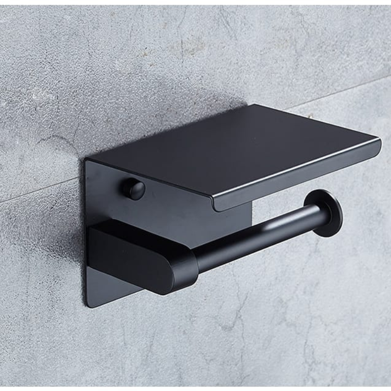 TH07 - SS Black Open Tissue Holder