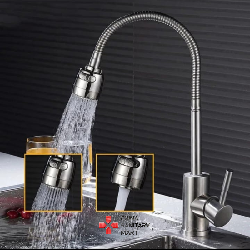 SM-02 Matte Sink Mixer Deck Mount