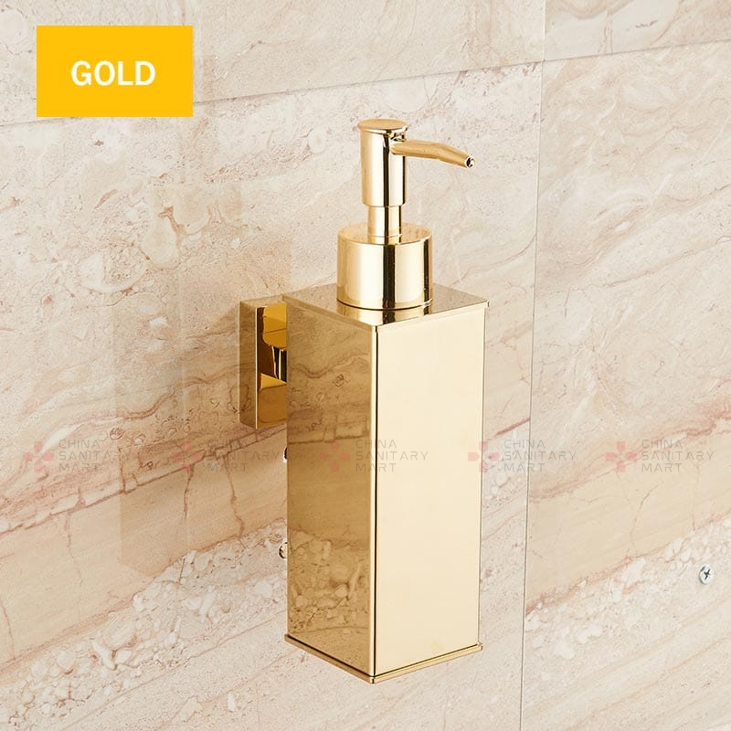 SD1003 SS Golden Liquid Soap Dispenser