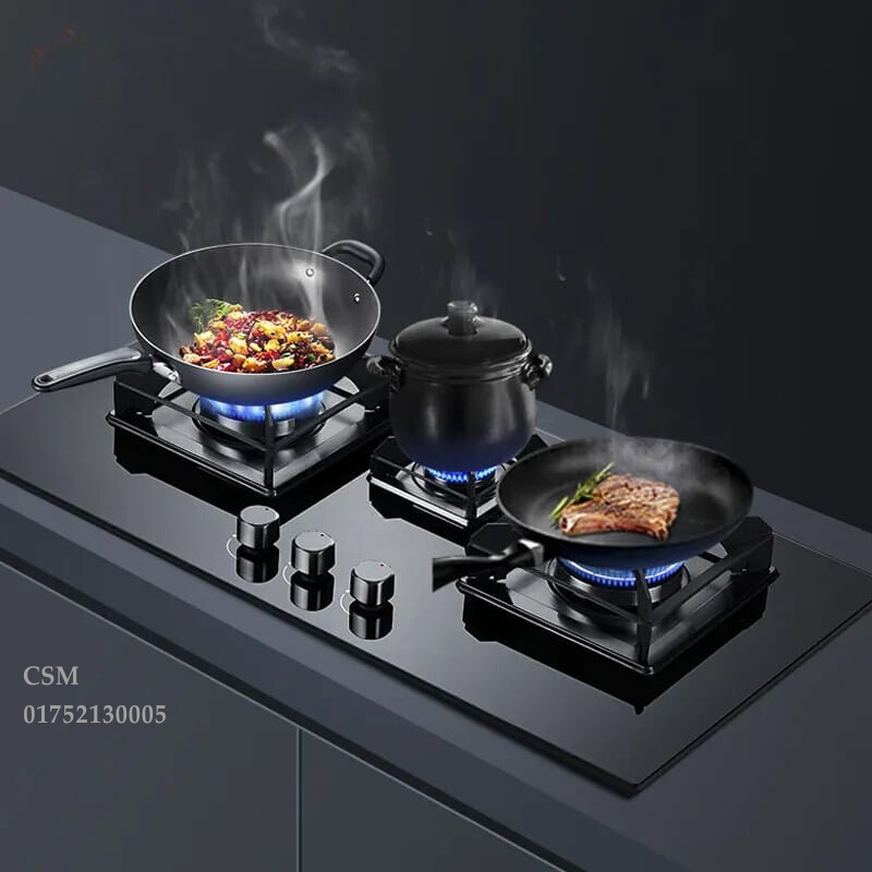 BD-03GS  3-Burner Automatic Gas Stove