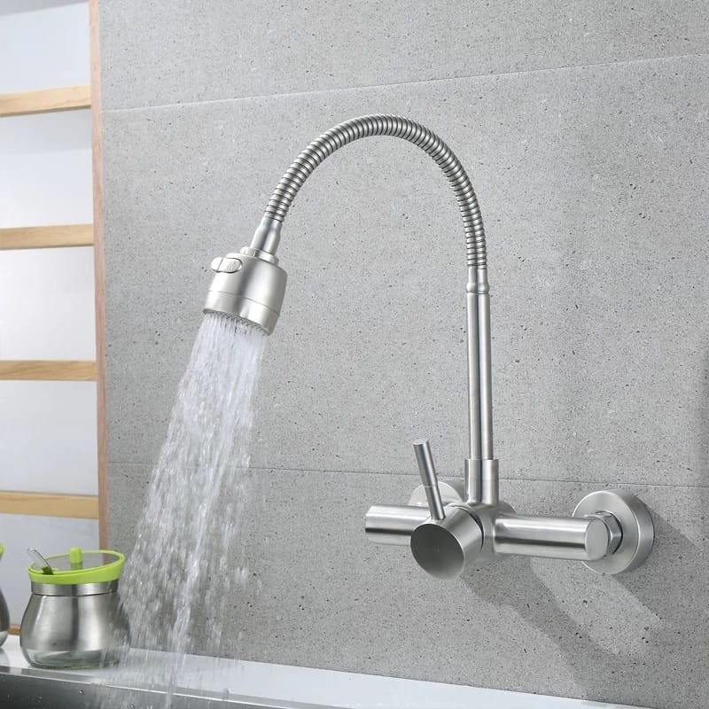 SM-08 Sink Mixer Wall Mount- Matte