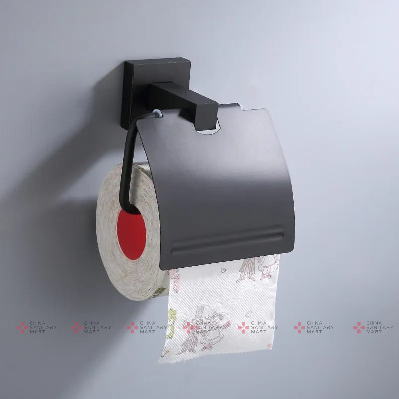 TH10 - Black Open Tissue Holder