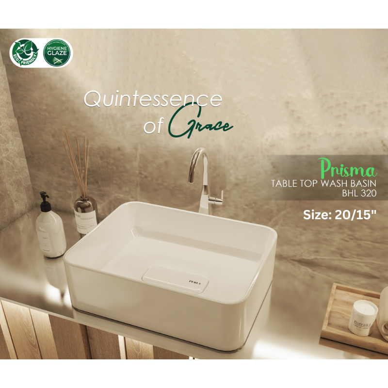 top basin Table Top Wash Basin BHL-320 (20"/15")