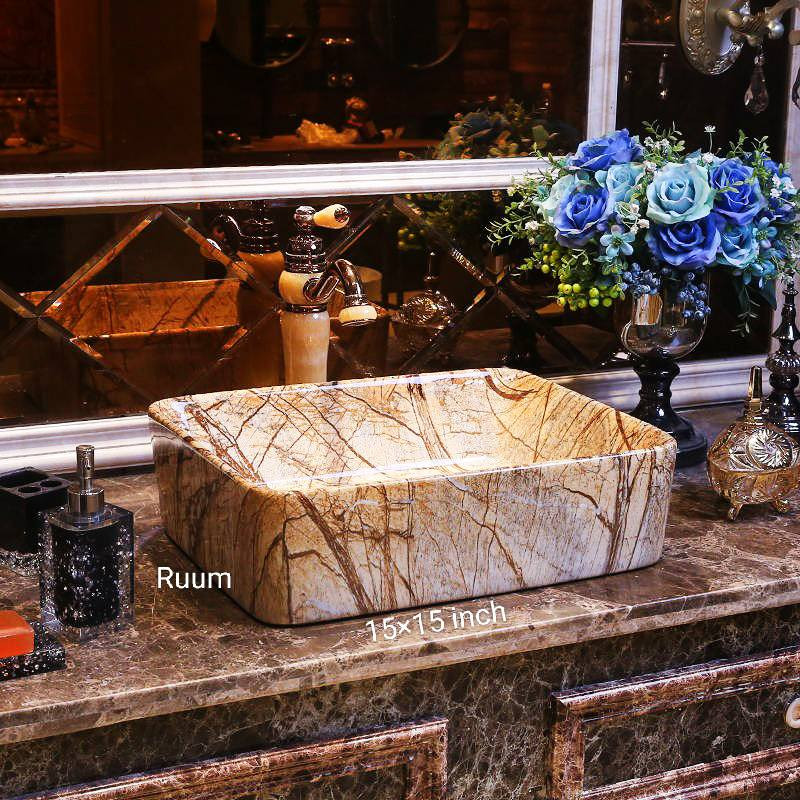 Art table top basin 15*15 inch