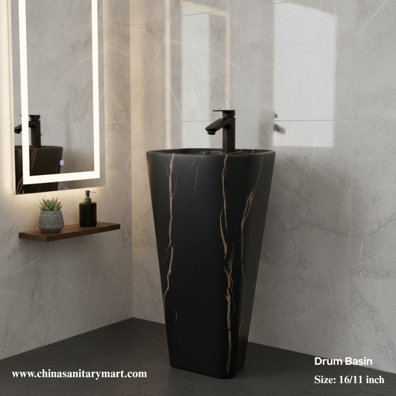 Drum Basin Black Matte