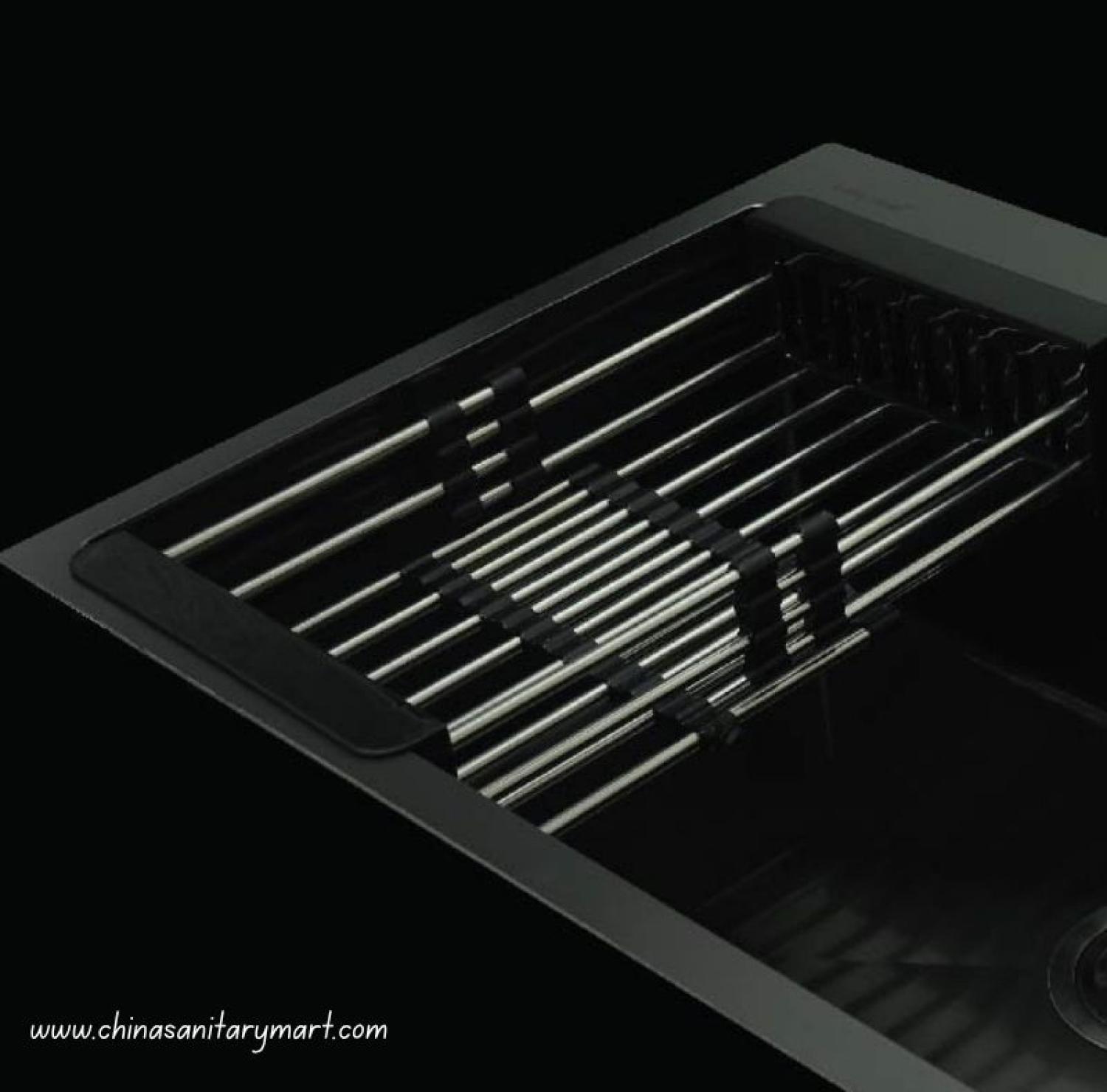 singlebowlsink, sink,kitchensink,blacksink,sinkcombo,30inchsink,handmadesink, 18/30 Inch sink black, honeycomb