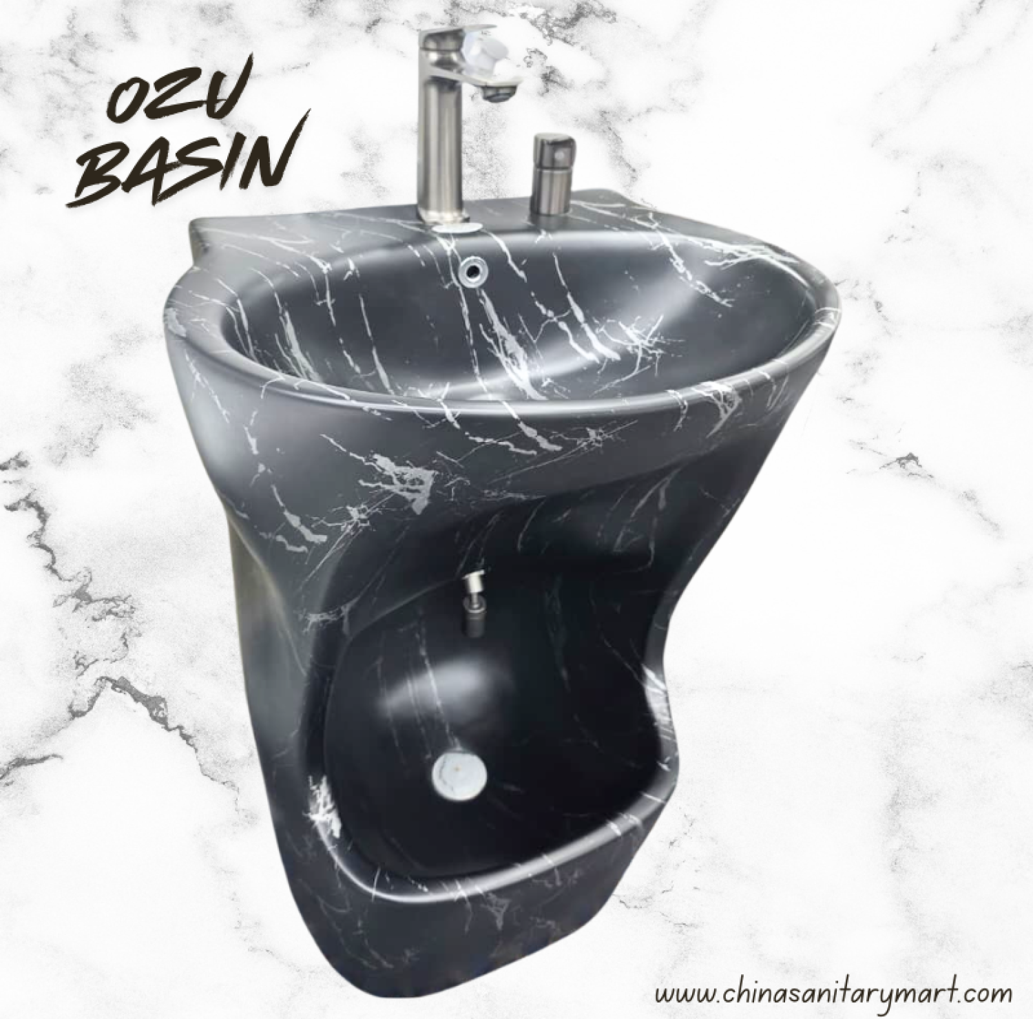OZU Basin, Wudu Basin Bangladesh, Black Marble Basin, Ablution Basin, Modern Wudu basin, Luxury Basin,