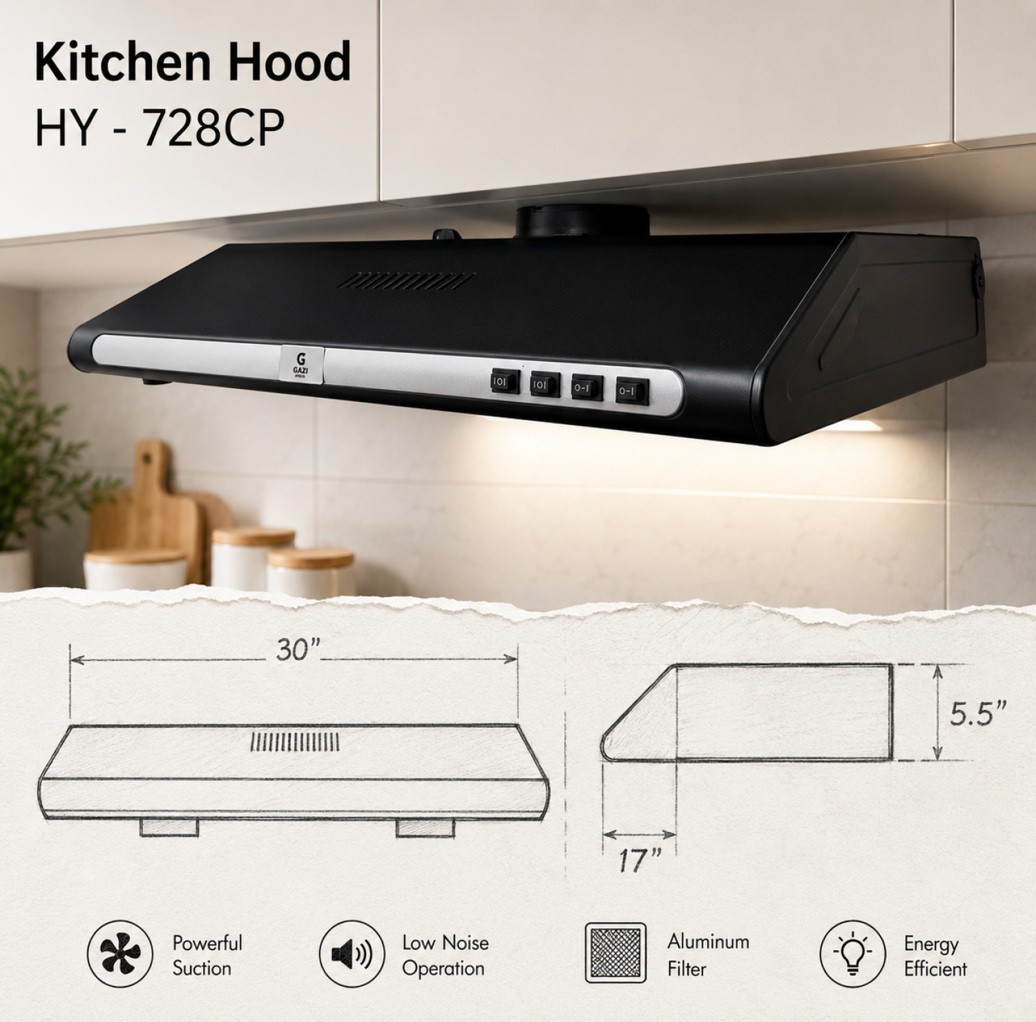 Gazi Kitchen Hood, Gazi 30 inch Hood, Kitchen Hood price in Bangladesh, Best Kitchen Hood BD, Double Fan Kitchen Hood, Gazi Kitchen Appliances, কিচেন হুড প্রাইস, গাজী কিচেন হুড, রান্নাঘরের চিমনি