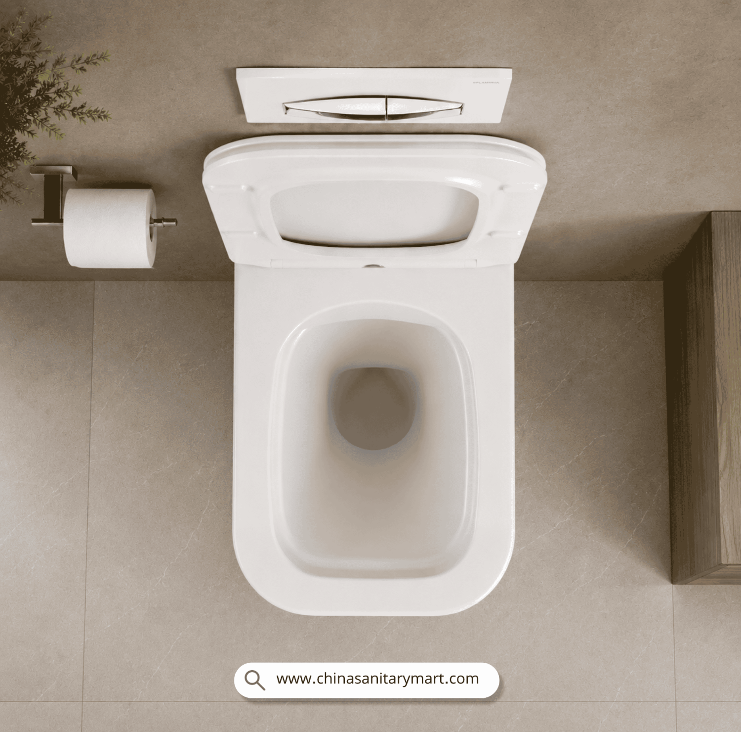 Ori commode, wall hung toilet, D-shape wall mounted commode, modern bathroom sanitary ware, premium ceramic toilet, China Sanitary Mart, space saving commode, white wall hung toilet, minimalist bathroom fixtures