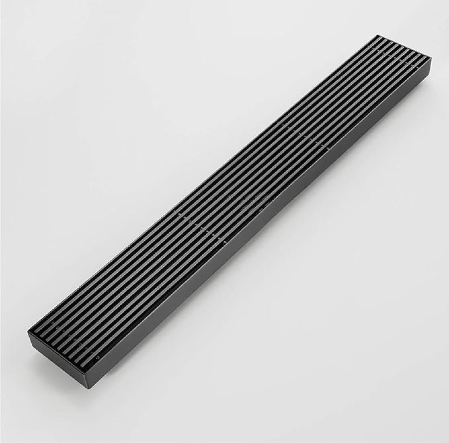 SS Bathroom Drain, Matte Black Drain, 16x3 Inch Drain, Black Floor Drain, FT Net Drain, Stainless Steel Linear Drain, Shower Drain, Bathroom Floor Drain, Luxury Bathroom Drain, Modern Drain Cover, Linear Shower Drain, Wet Room Drain