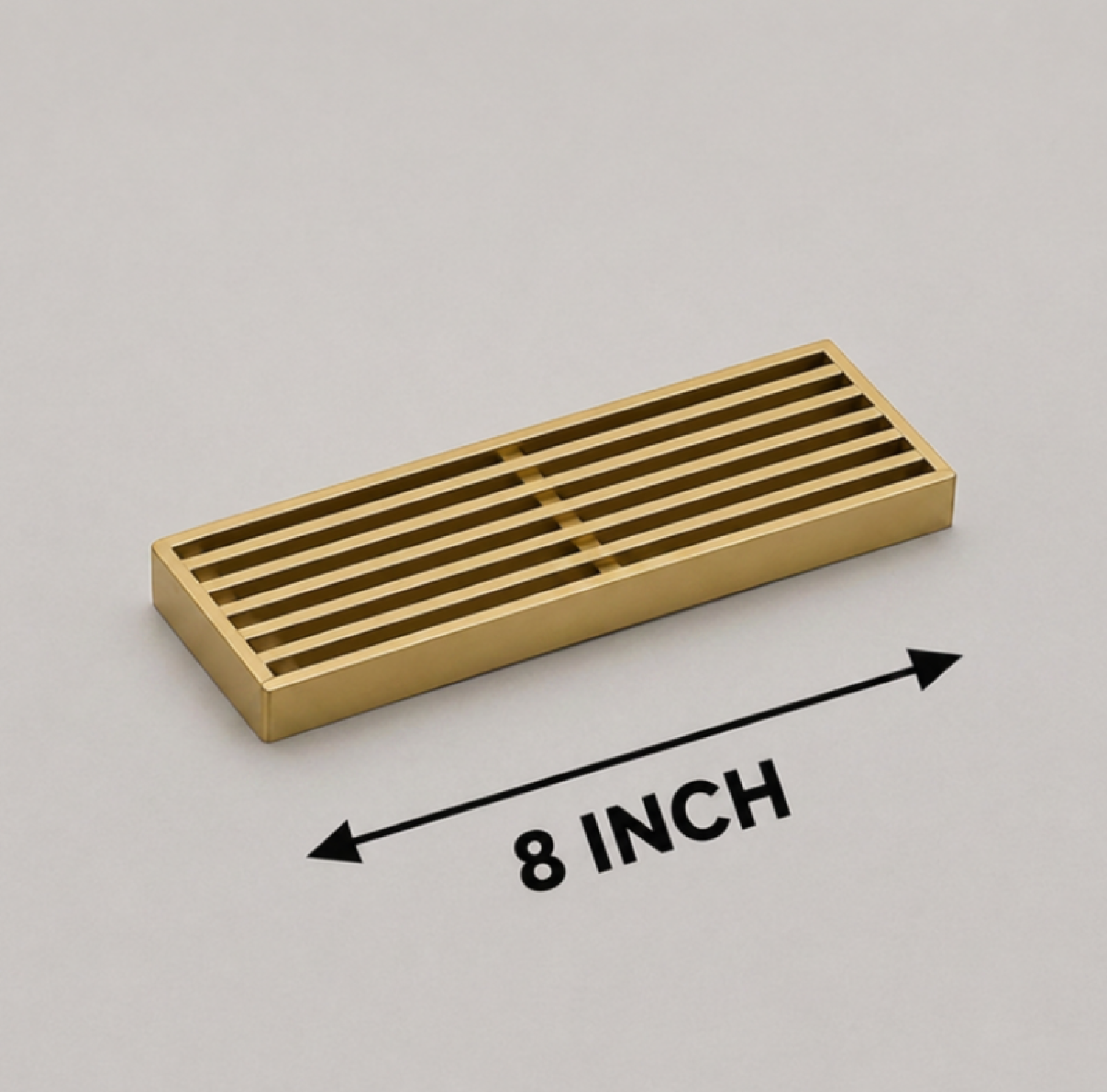 SS Bathroom Drain, 8x3 Inch Drain, Light Gold Drain, Gold Floor Drain, FT Net Drain, Stainless Steel Drain, Linear Shower Drain, Bathroom Floor Drain, Luxury Bathroom Accessories, Anti Clog Drain Cover, Gold Linear Drain, Stainless Steel Floor Drain
