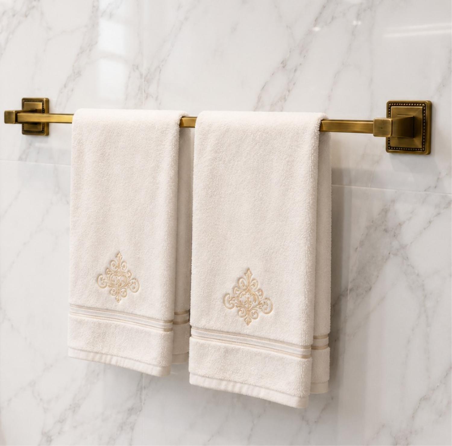 Dark Matte Golden Towel Rail, Single Towel Rail 25 Inch, Brass Towel Holder, Golden Towel Bar, Bathroom Towel Rail, Luxury Bathroom Accessories, Matte Gold Towel Rack, Wall Mounted Towel Rail, Premium Brass Towel Holder
