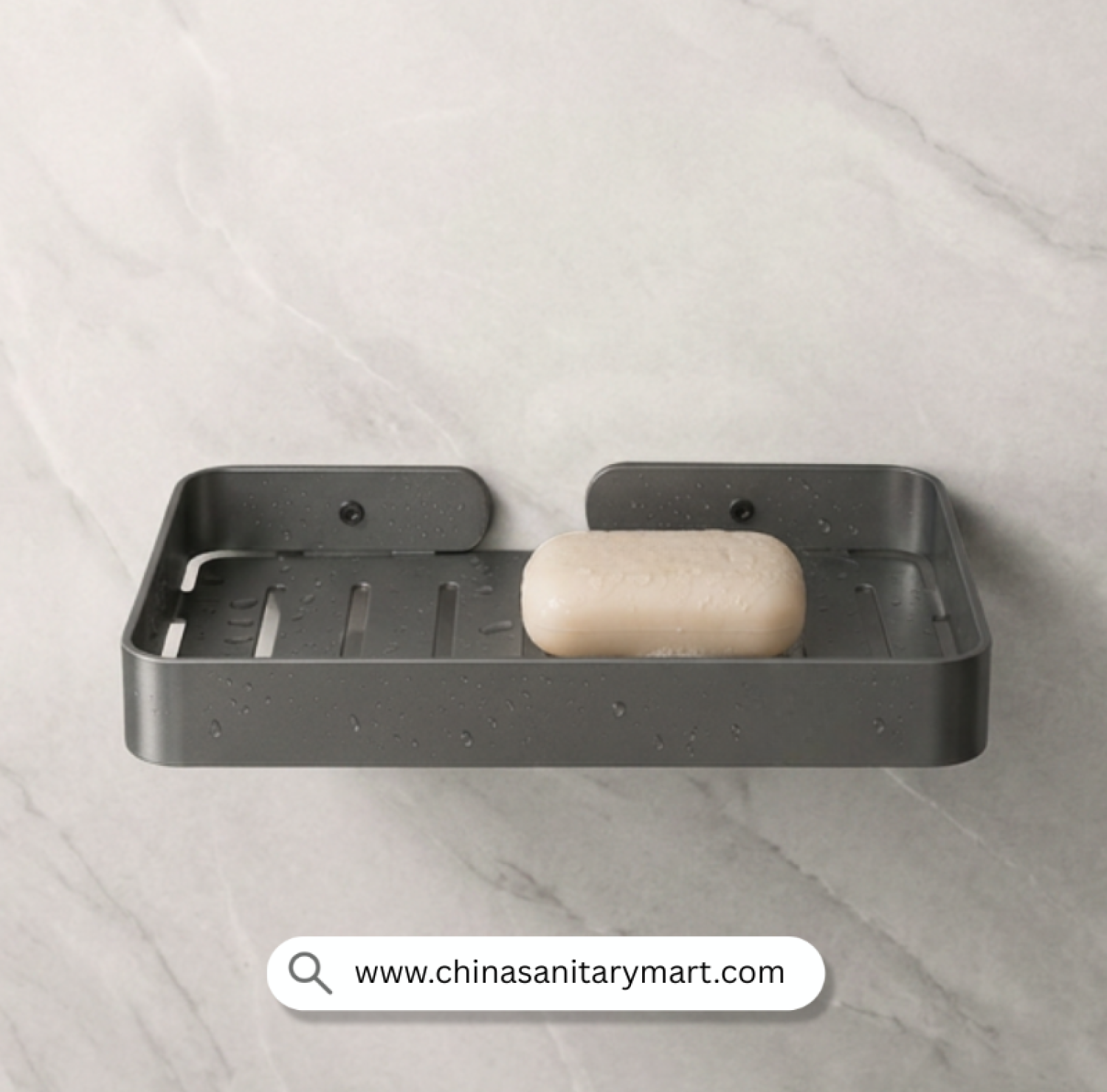 SS Gun Metal Grey Double Soap Case, Gun Metal Grey Soap Case, Stainless Steel Soap Holder, Double Soap Holder, Wall Mounted Soap Case, Gun Metal Bathroom Accessories, Bathroom Soap Rack, Luxury Soap Holder, Premium Soap Tray