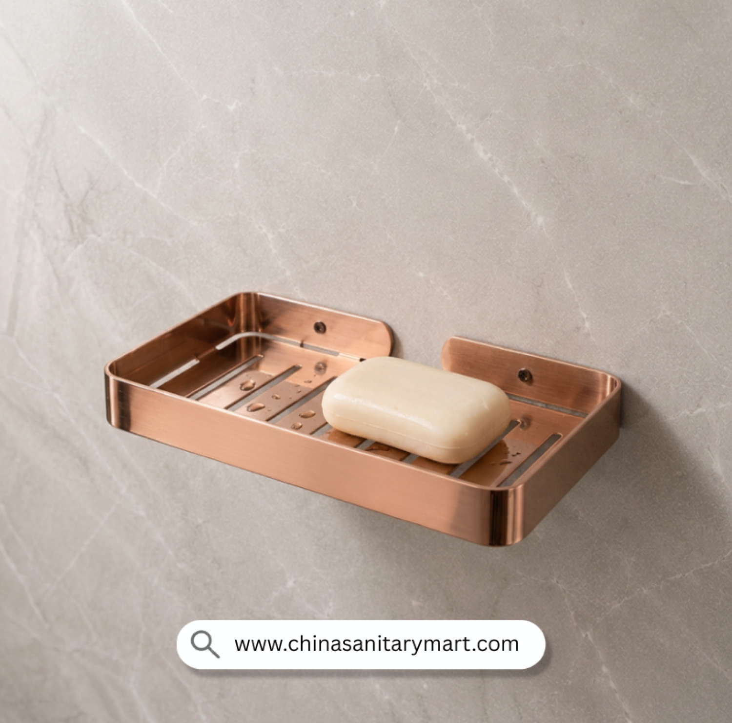 SS Rose Gold Double Soap Case, Rose Gold Soap Case, Stainless Steel Soap Holder, Double Soap Holder, Wall Mounted Soap Case, Rose Gold Bathroom Accessories, Luxury Soap Holder, Premium Soap Tray, Bathroom Soap Rack