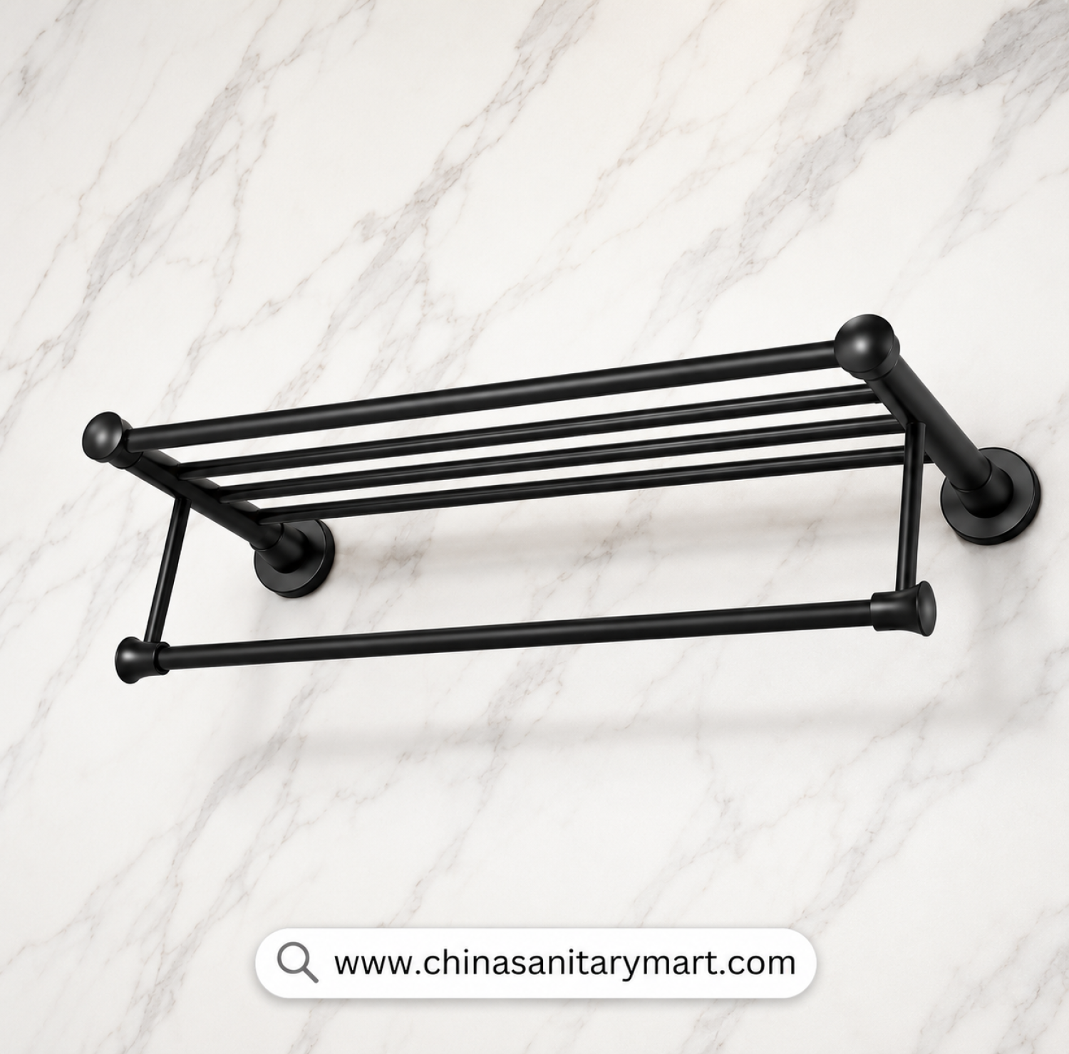 Black Round Model Towel Rack, Matte Black Towel Rack, Wall Mounted Towel Rack, Round Towel Shelf, Bathroom Towel Organizer, Towel Rack with Bar, Modern Bathroom Accessories, Matte Black Bathroom Hardware, Luxury Towel Rack