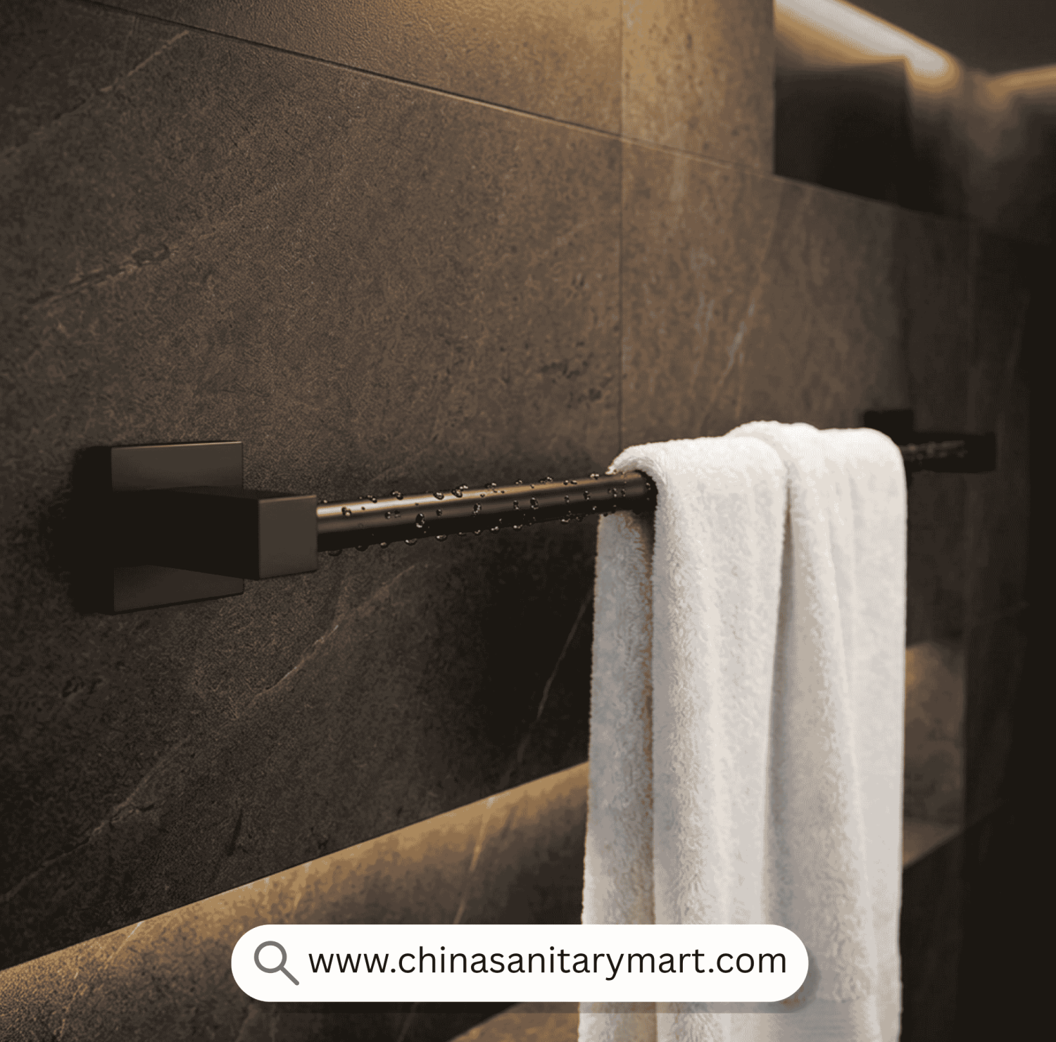 Single Towel Rail Matte Black, Matte Black Towel Rail, Black Towel Holder, Wall Mounted Towel Rail, Modern Towel Bar, Matte Black Bathroom Accessories, Luxury Bathroom Hardware, Premium Towel Holder, Contemporary Towel Rail