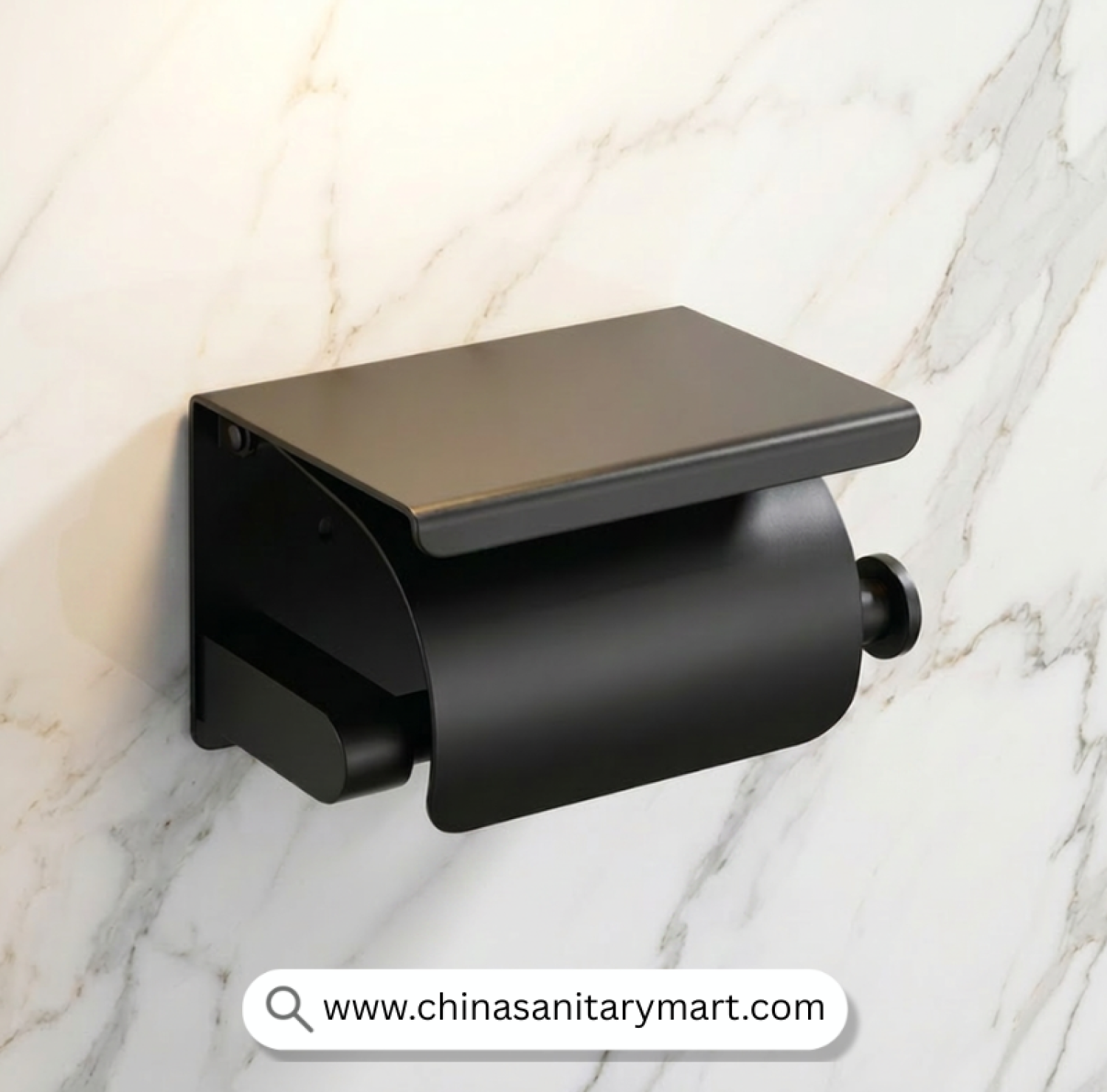 Tissue Box Covered Black Ebony, Black Ebony Tissue Holder, Covered Toilet Paper Holder, Wall Mounted Tissue Holder, Bathroom Tissue Box Cover, Toilet Roll Holder with Shelf, Black Toilet Paper Holder, Modern Bathroom Accessories