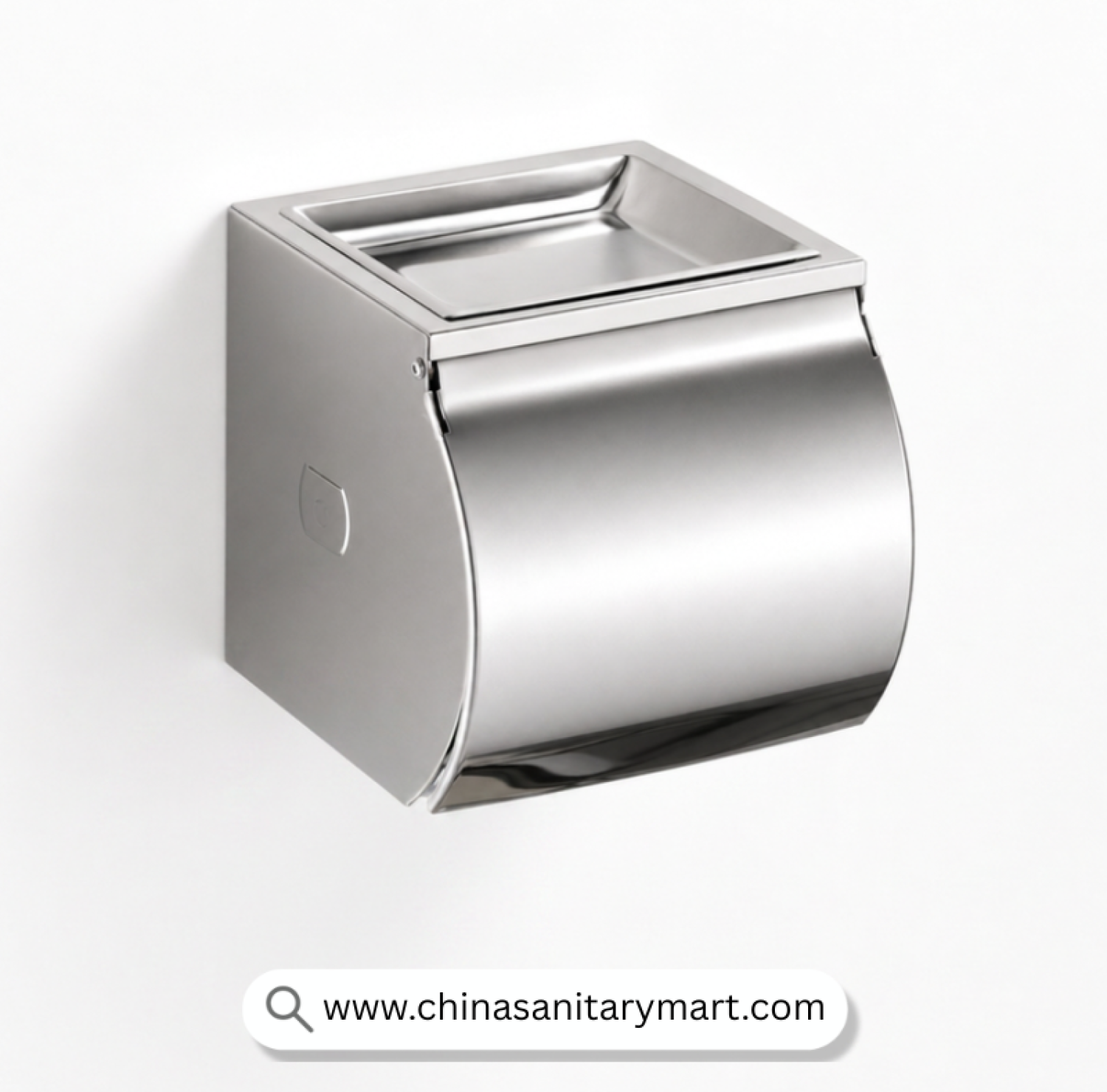 WSDA Tissue Box Toilet CP, Chrome Tissue Holder, Covered Tissue Box, Stainless Steel Tissue Holder, CP Tissue Box, Wall Mounted Tissue Holder, Toilet Paper Holder, Chrome Bathroom Accessories