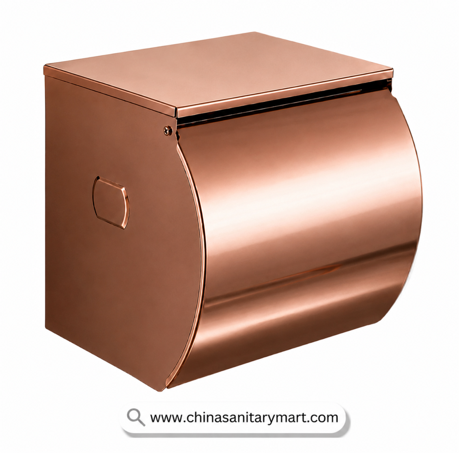 Tissue Box Toilet FTRG, Rose Gold Tissue Holder, Titanium Rose Gold Tissue Box, Covered Tissue Holder, Stainless Steel Tissue Holder, Wall Mounted Tissue Box, Luxury Bathroom Accessories