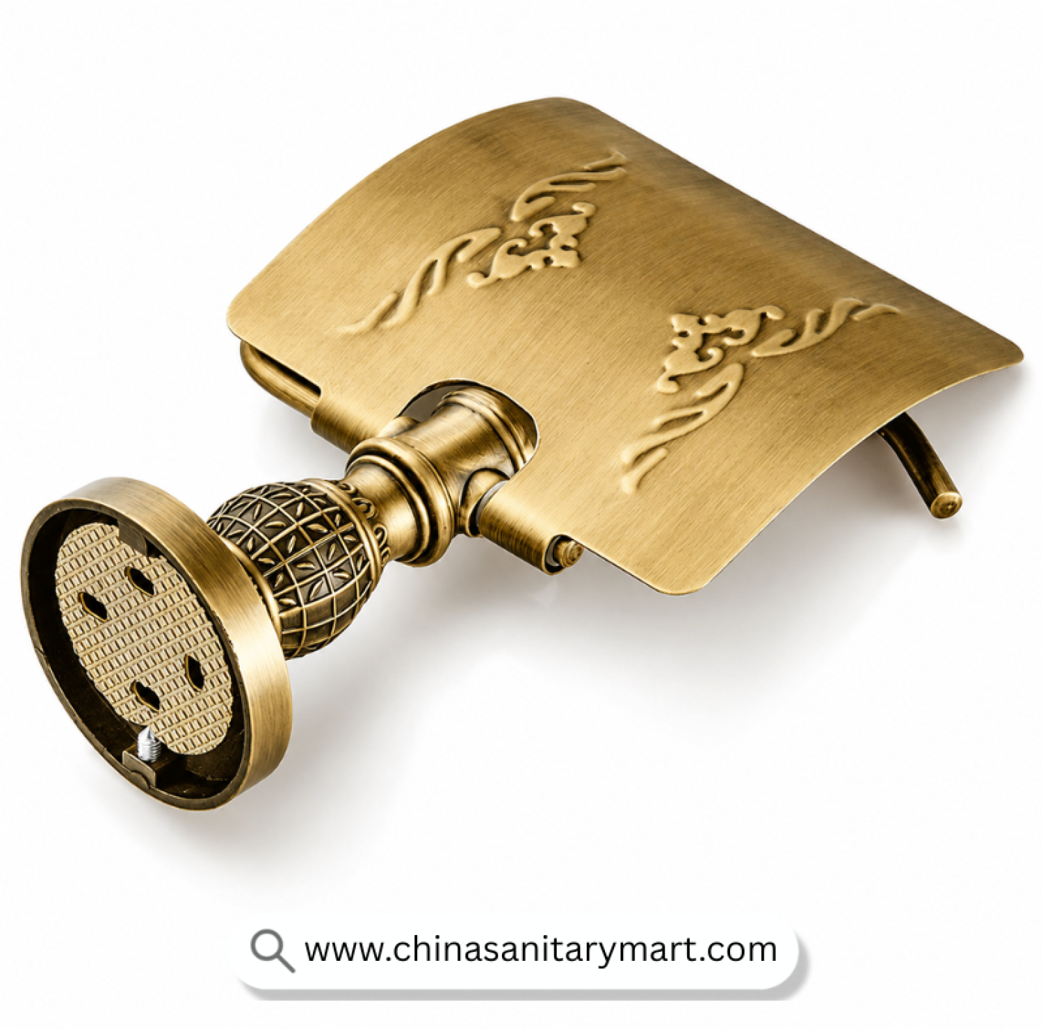 HT Aluminium Antique Open Tissue Holder, Antique Tissue Holder, Antique Gold Tissue Holder, Vintage Toilet Paper Holder, Luxury Bathroom Accessories