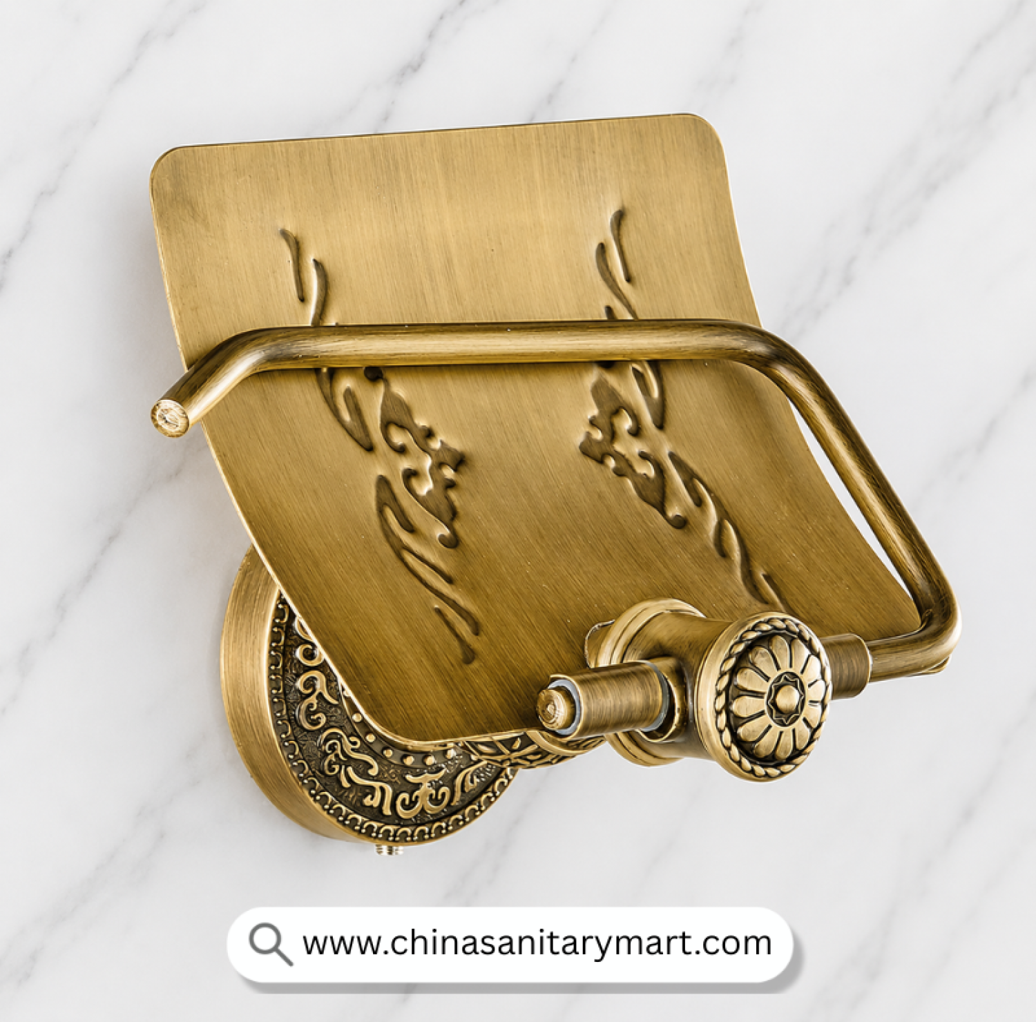 HT Aluminium Antique Open Tissue Holder, Antique Tissue Holder, Antique Gold Tissue Holder, Vintage Toilet Paper Holder, Luxury Bathroom Accessories