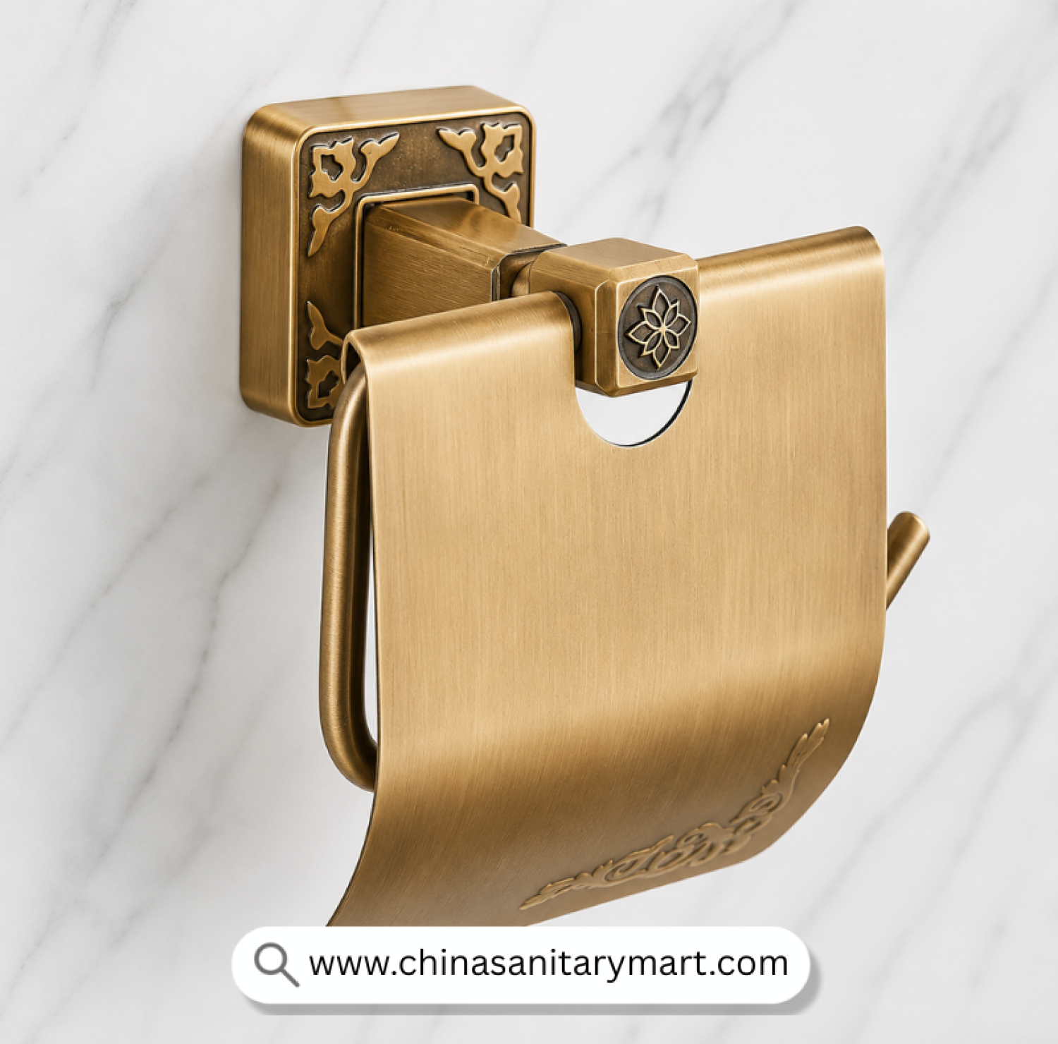 HT Aluminium Antique Open Tissue Holder, Antique Gold Tissue Holder, Antique Toilet Paper Holder, Luxury Tissue Holder, Vintage Bathroom Accessories
