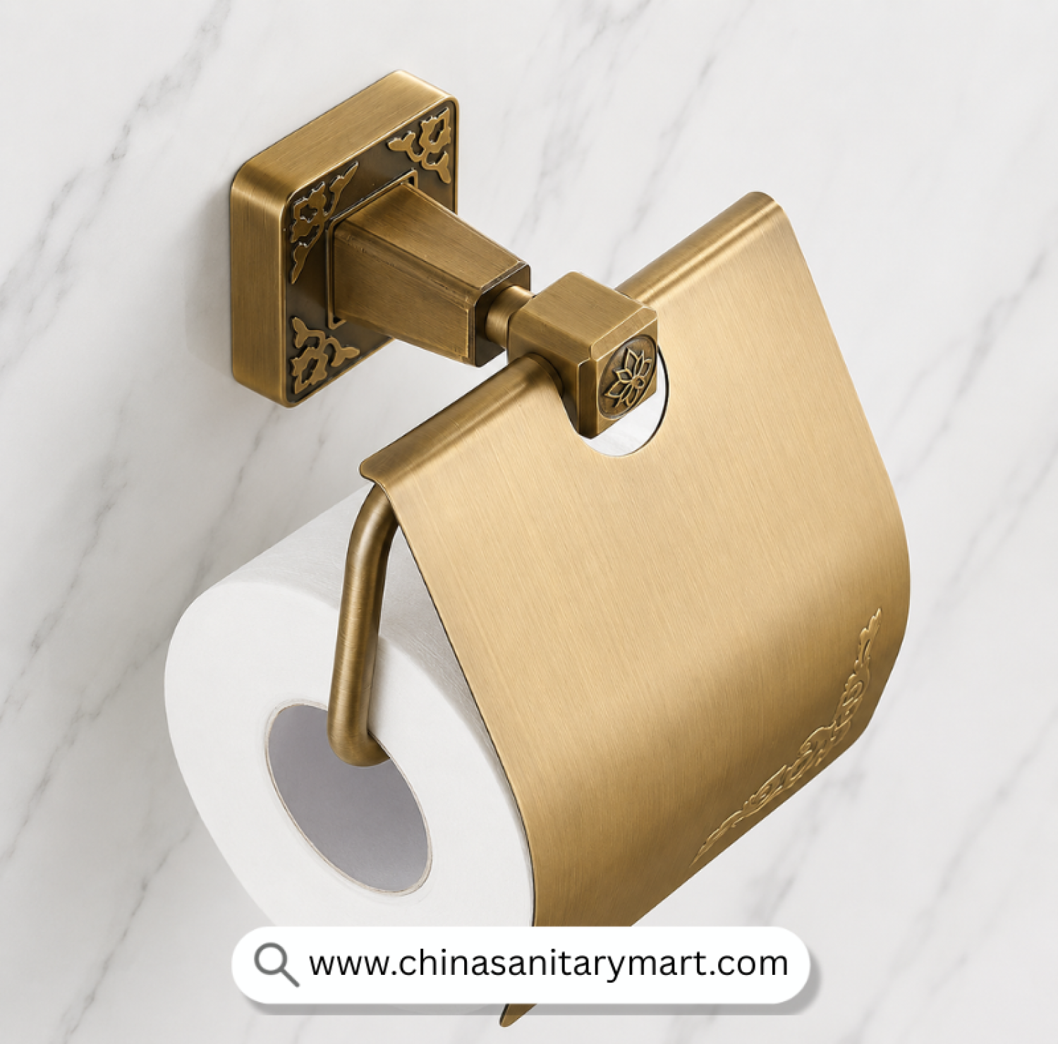 HT Aluminium Antique Open Tissue Holder, Antique Gold Tissue Holder, Antique Toilet Paper Holder, Luxury Tissue Holder, Vintage Bathroom Accessories