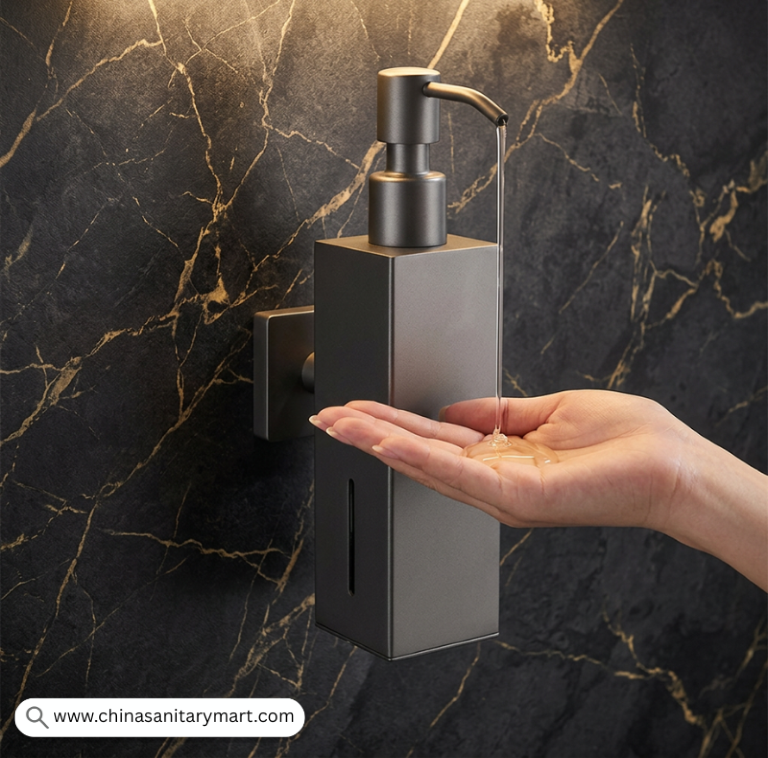 SS Liquid Soap Dispenser Grey, Grey Liquid Soap Dispenser, Wall Mounted Soap Dispenser, Manual Soap Dispenser, Stainless Steel Soap Dispenser, Bathroom Soap Dispenser