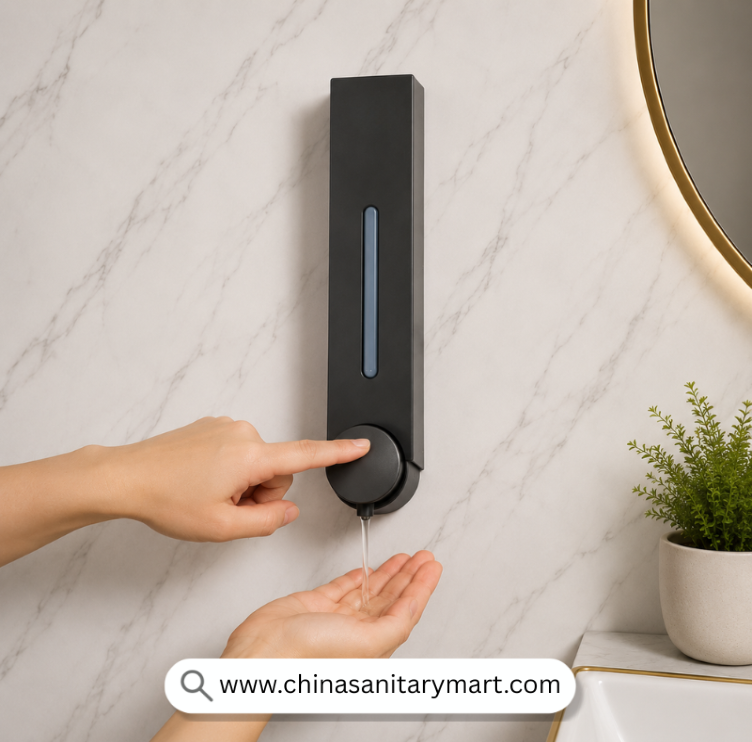 SS Long Liquid Soap Dispenser Black, Black Soap Dispenser, Wall Mounted Soap Dispenser, Long Liquid Soap Dispenser, Manual Soap Dispenser, Stainless Steel Soap Dispenser