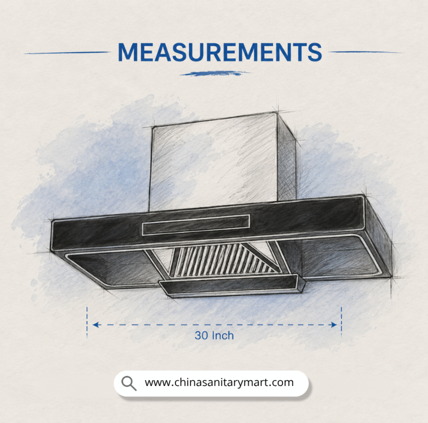 DORFEN DF-KH6A, 30 Inch T-Shape Kitchen Hood, Smart Kitchen Chimney BD, Compact Kitchen Hood, Touchless Kitchen Chimney, Dorfen Chimney Price in Bangladesh, Heavy Duty Exhaust Fan, China Sanitary Mart Kitchen Appliances, Baffle Filter Hood.