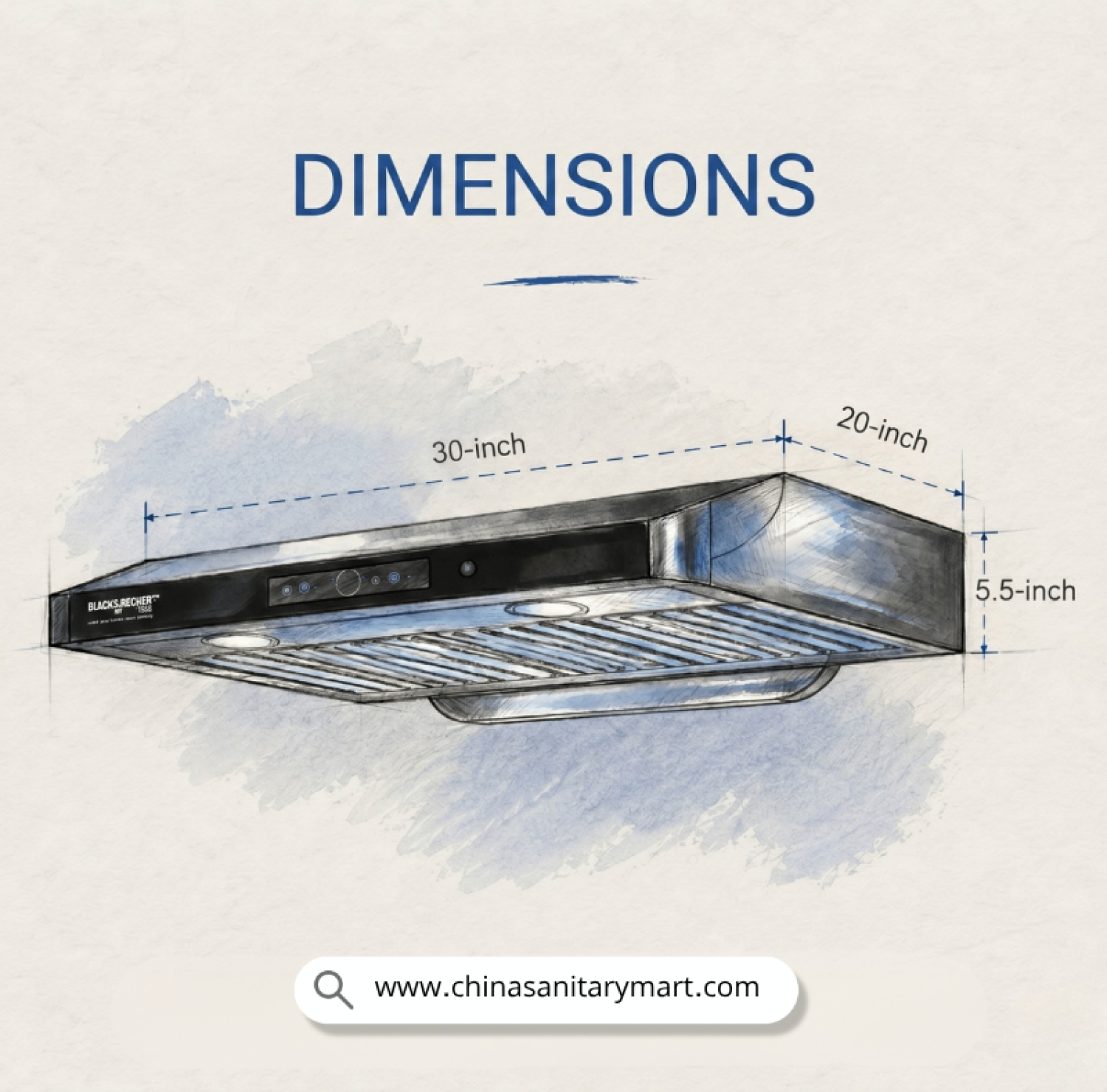 Slim Kitchen Hood-BD01SH, 30 Inch Kitchen Hood, Under Cabinet Hood, BD01SH Price in BD, Compact Kitchen Chimney, Low Profile Kitchen Hood, 30" Kitchen Exhaust, Kitchen Hood for Small Kitchen, Stainless Steel Slim Hood, Kitchen Hood Bangladesh.
