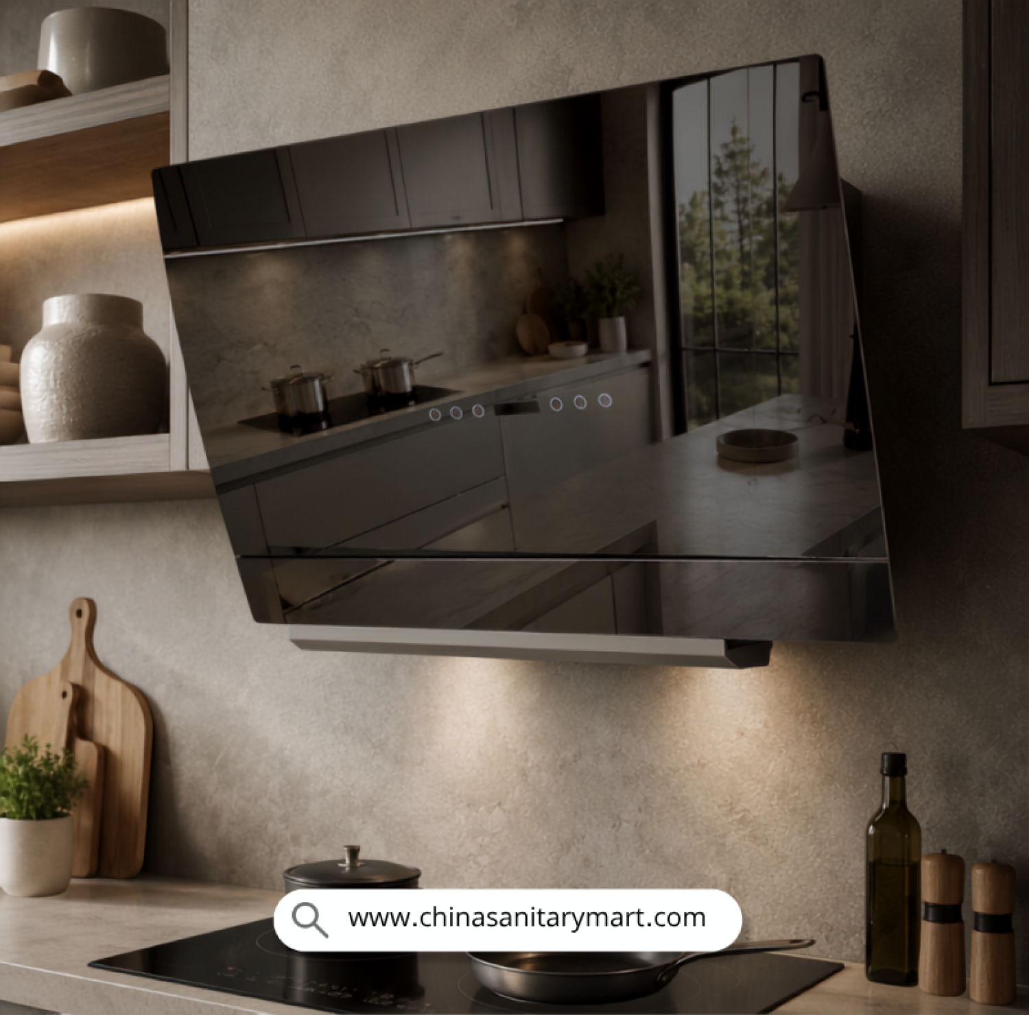 Black+Decker BD-05CH, Kitchen Hood BD, Folding Kitchen Chimney,  Finish Hood, Luxury Kitchen Appliances, Suction Chimney Bangladesh, Modern Kitchen Hood, Tempered Glass Chimney, Kitchen Exhaust Fan.