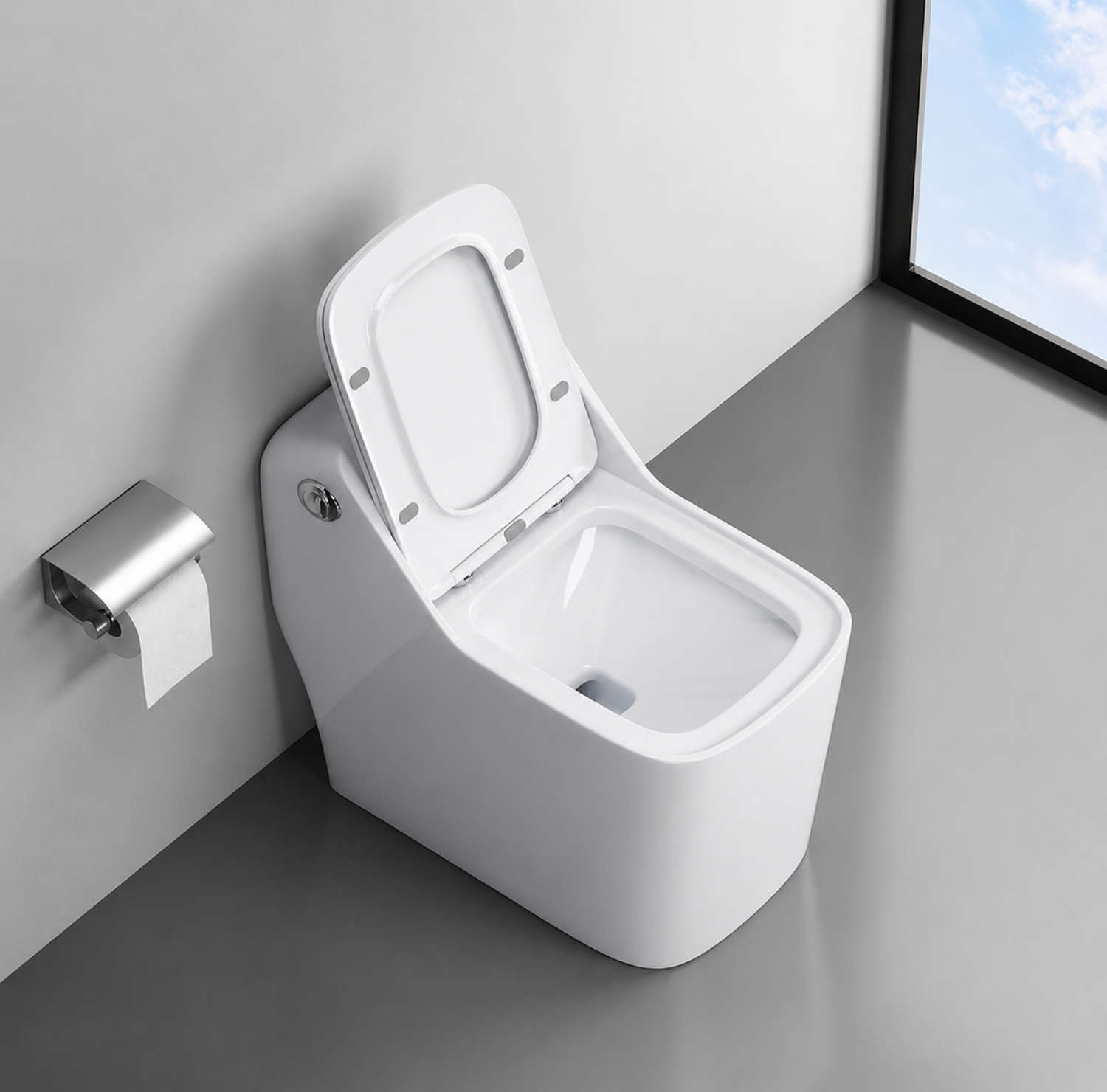 Jet Flush Commode, T069 Commode, One Piece Commode, S Trap Commode, Ceramic Commode, Modern Bathroom Commode, UF Seat Cover Commode, Hyper Jet Flush Commode, Luxury Toilet Commode, China Sanitary Mart