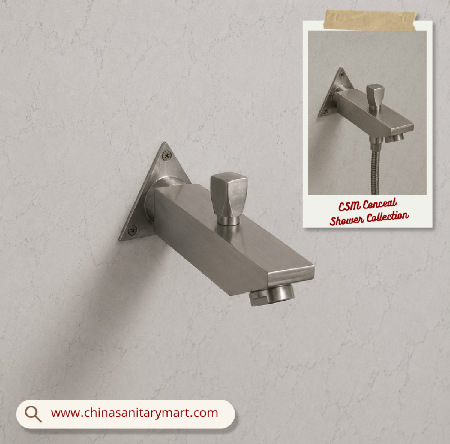 Conceal Shower Mixer SS Matte, Four Way Shower Mixer, 3 Function Shower Mixer, Brass Conceal Shower Mixer, SS Shower Mixer, Shower Set Bangladesh, Hand Shower Set, Bathroom Shower Mixer