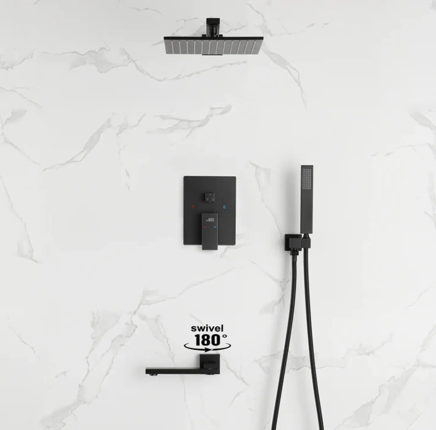 shower mixer , shower panel