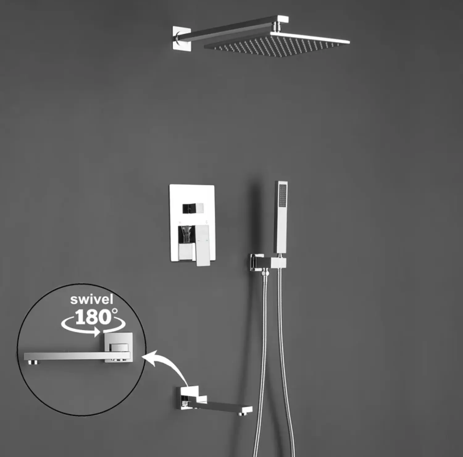 shower mixer , shower panel, 5 way shower mixer
