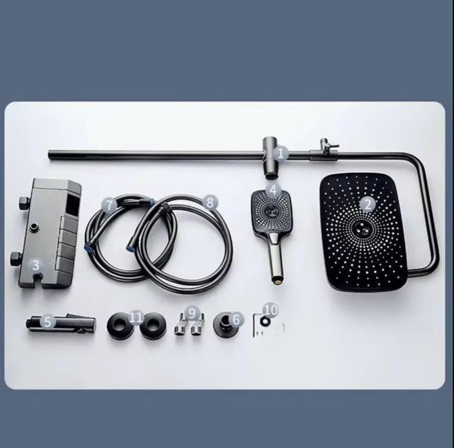 shower mixer , shower panel
