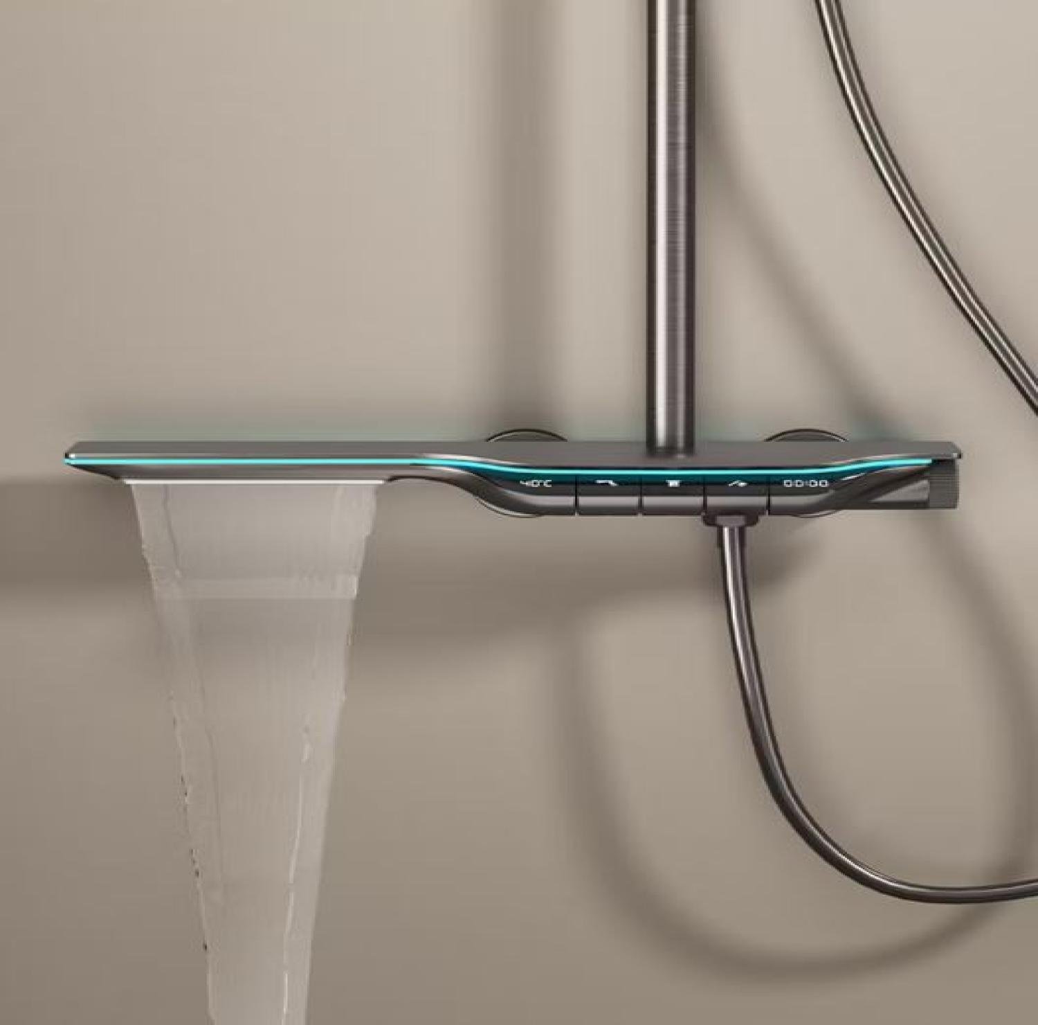 shower mixer , shower panel