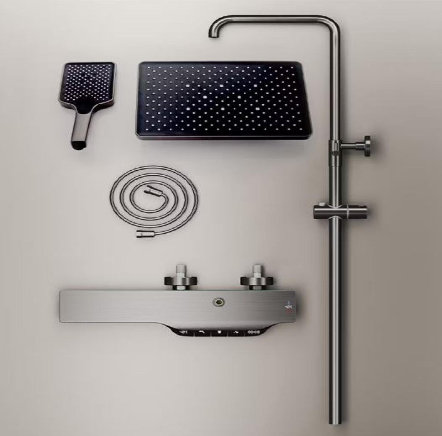 shower mixer , shower panel