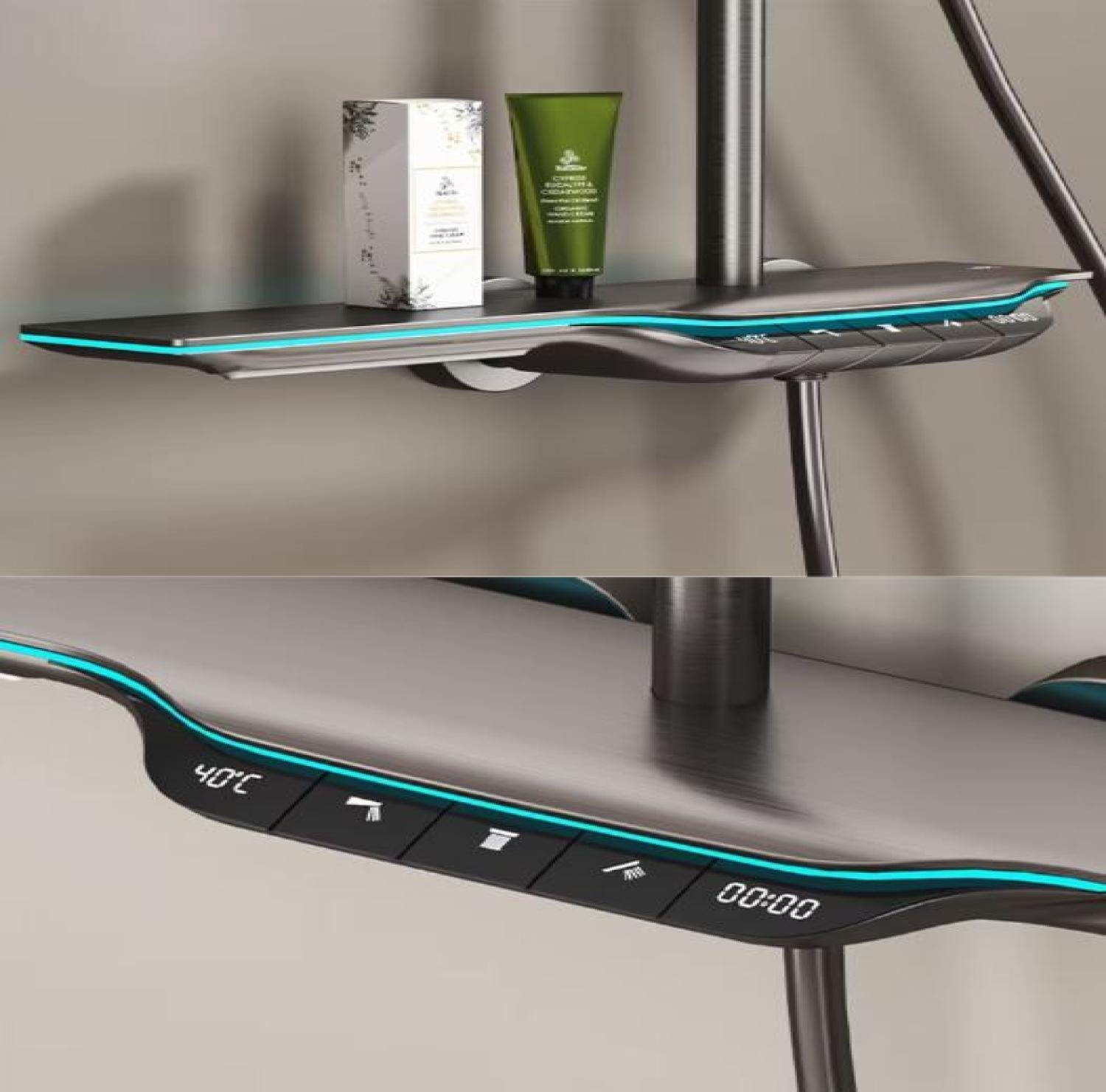 shower mixer , shower panel
