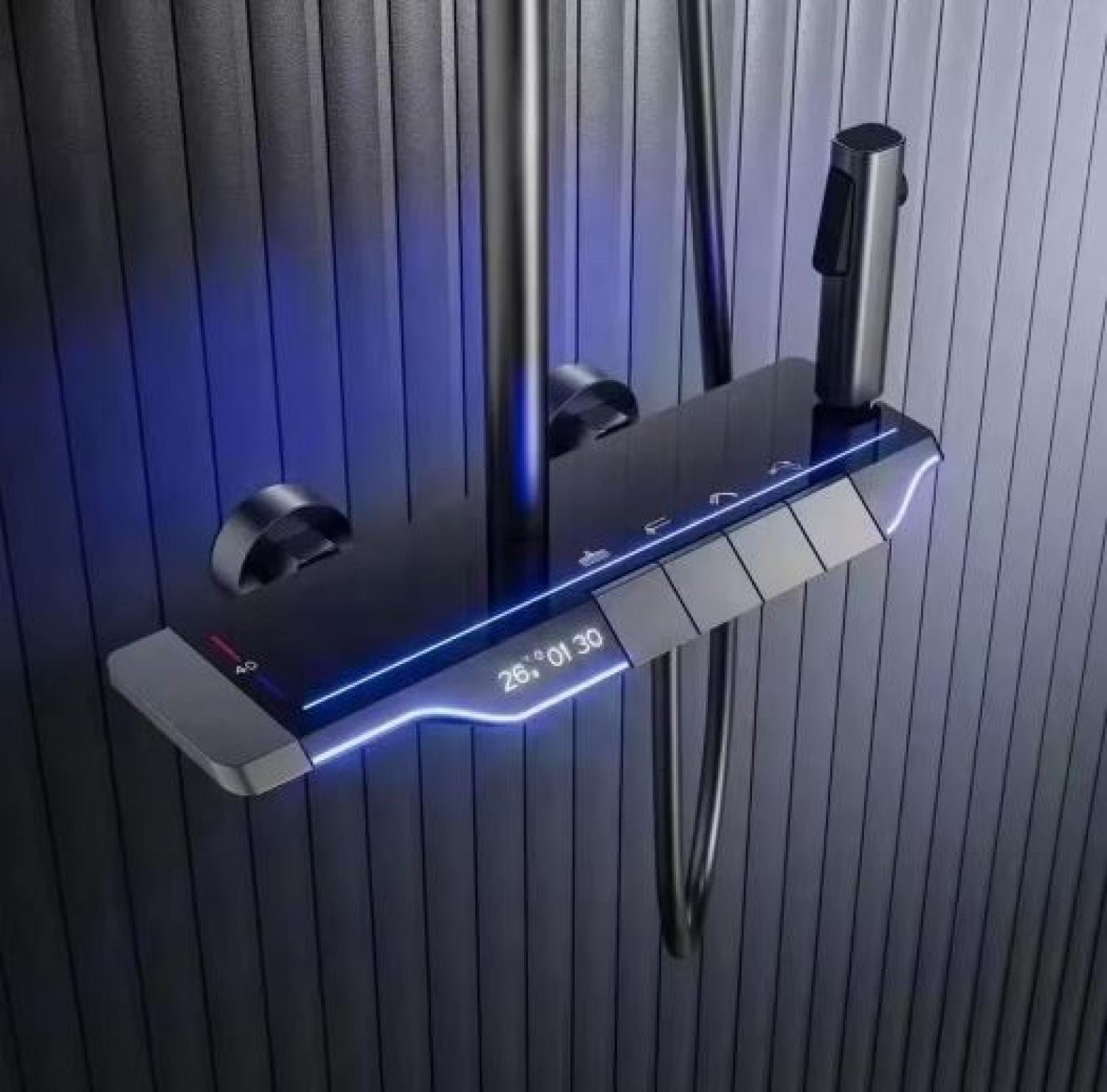shower mixer , shower panel