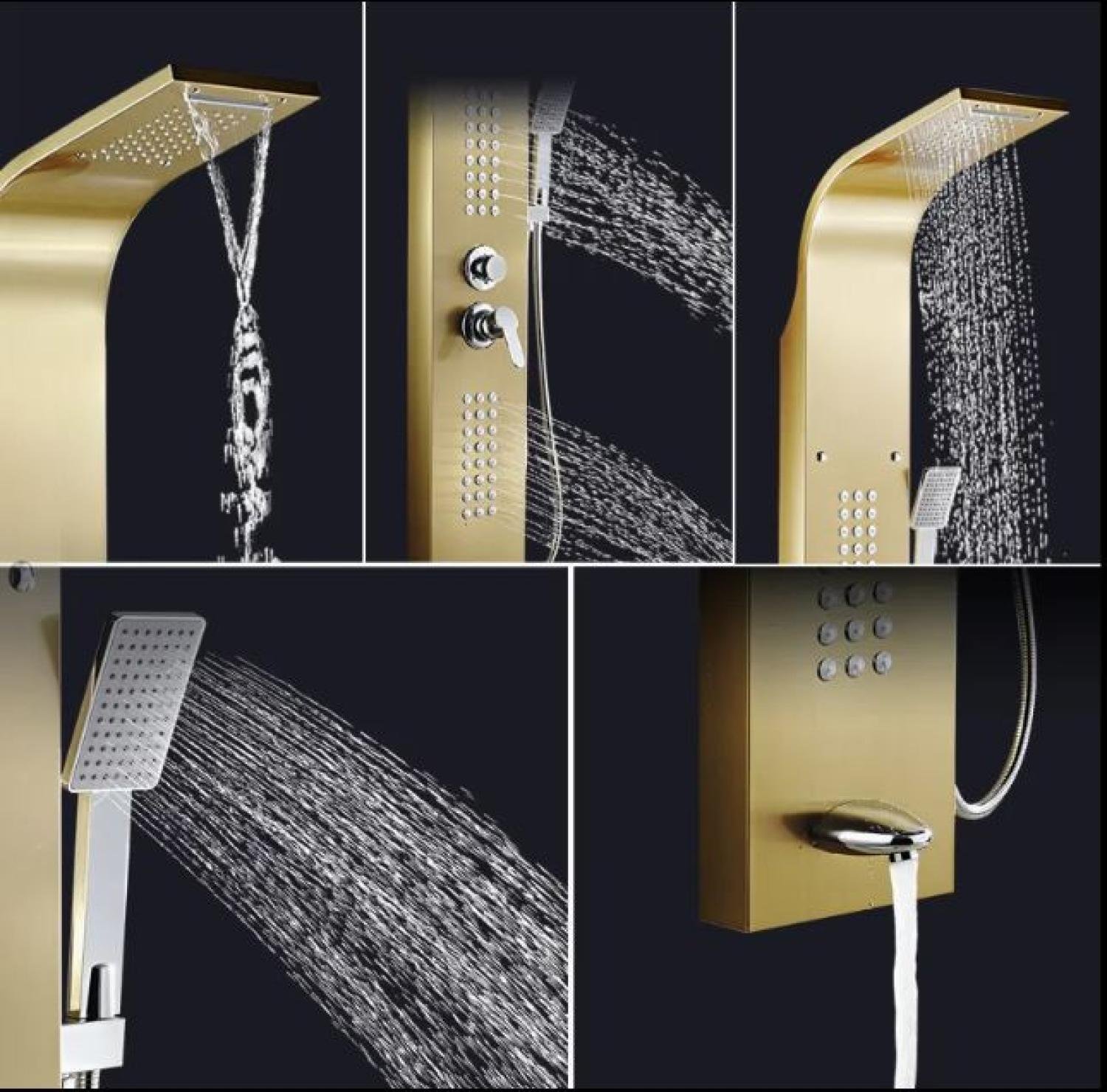 shower mixer , shower panel