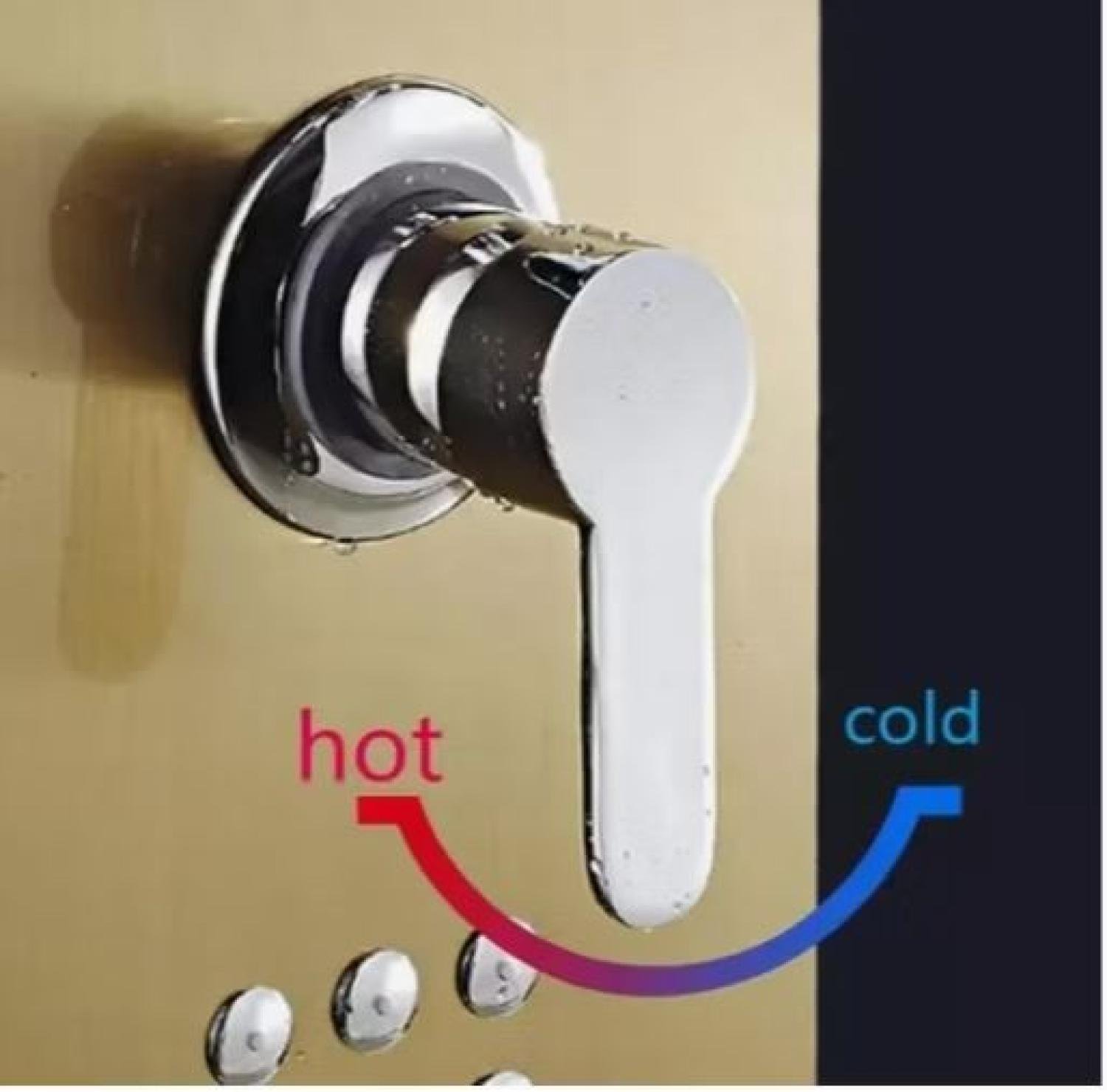 shower mixer , shower panel