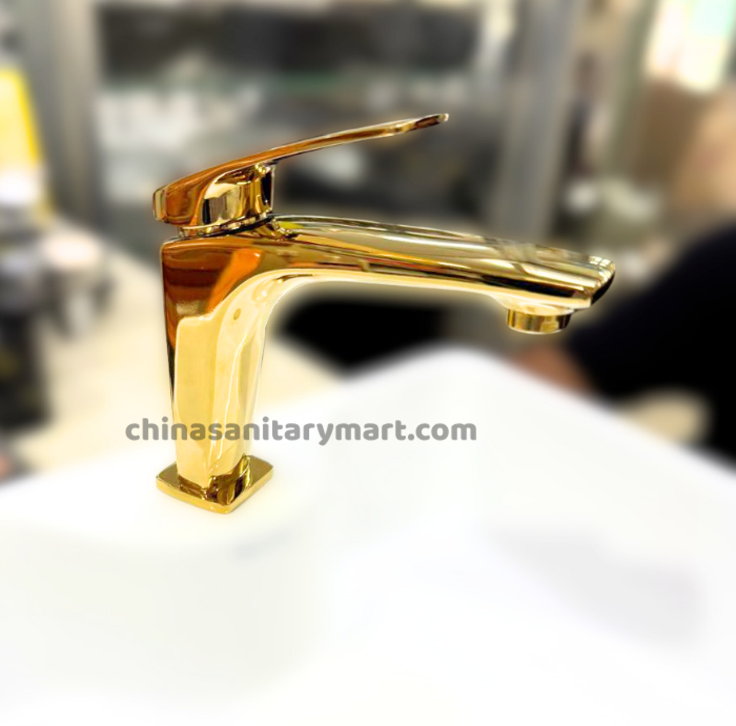 6 inch basin mixer,golden basin mixer,SS basin mixer,stainless steel faucet,golden faucet,basin tap,bathroom mixer,deck mount faucet,PVD golden tap,wash basin faucet
