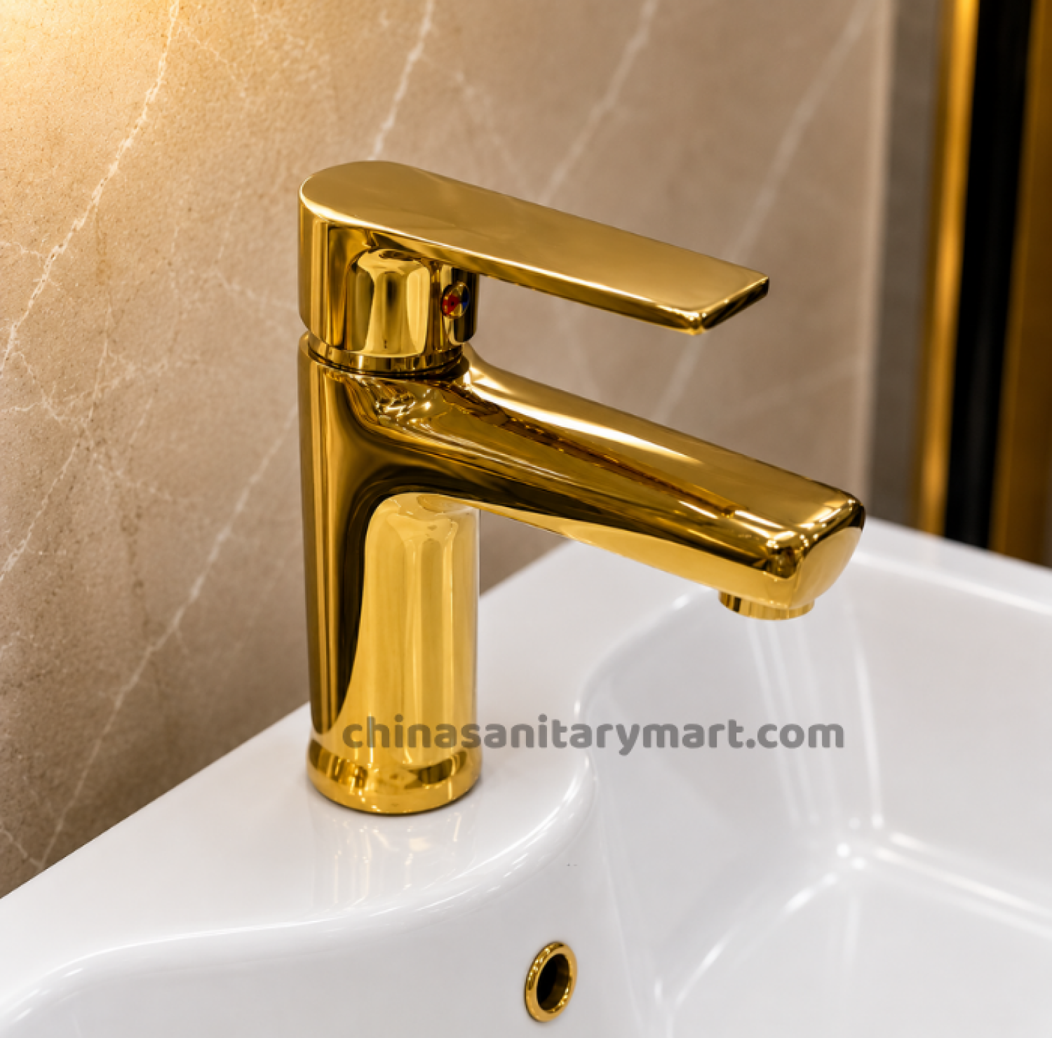 6 inch basin mixer,golden basin mixer,premium basin mixer,SS basin mixer,stainless steel faucet,golden faucet,bathroom mixer,deck mount faucet
